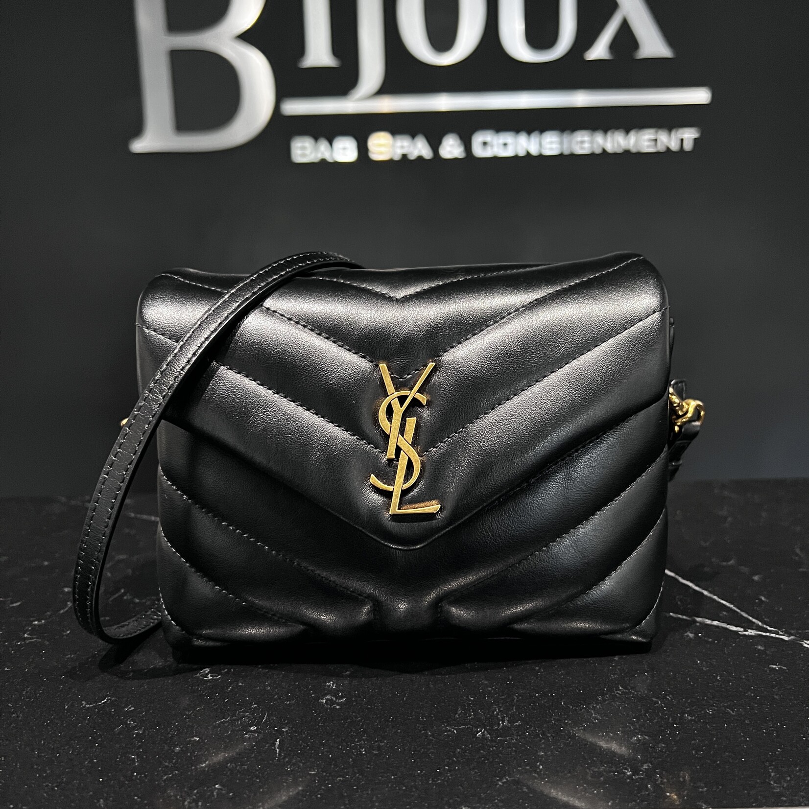 Saint Laurent SOLD - Saint Laurent Black Toy Lou Lou