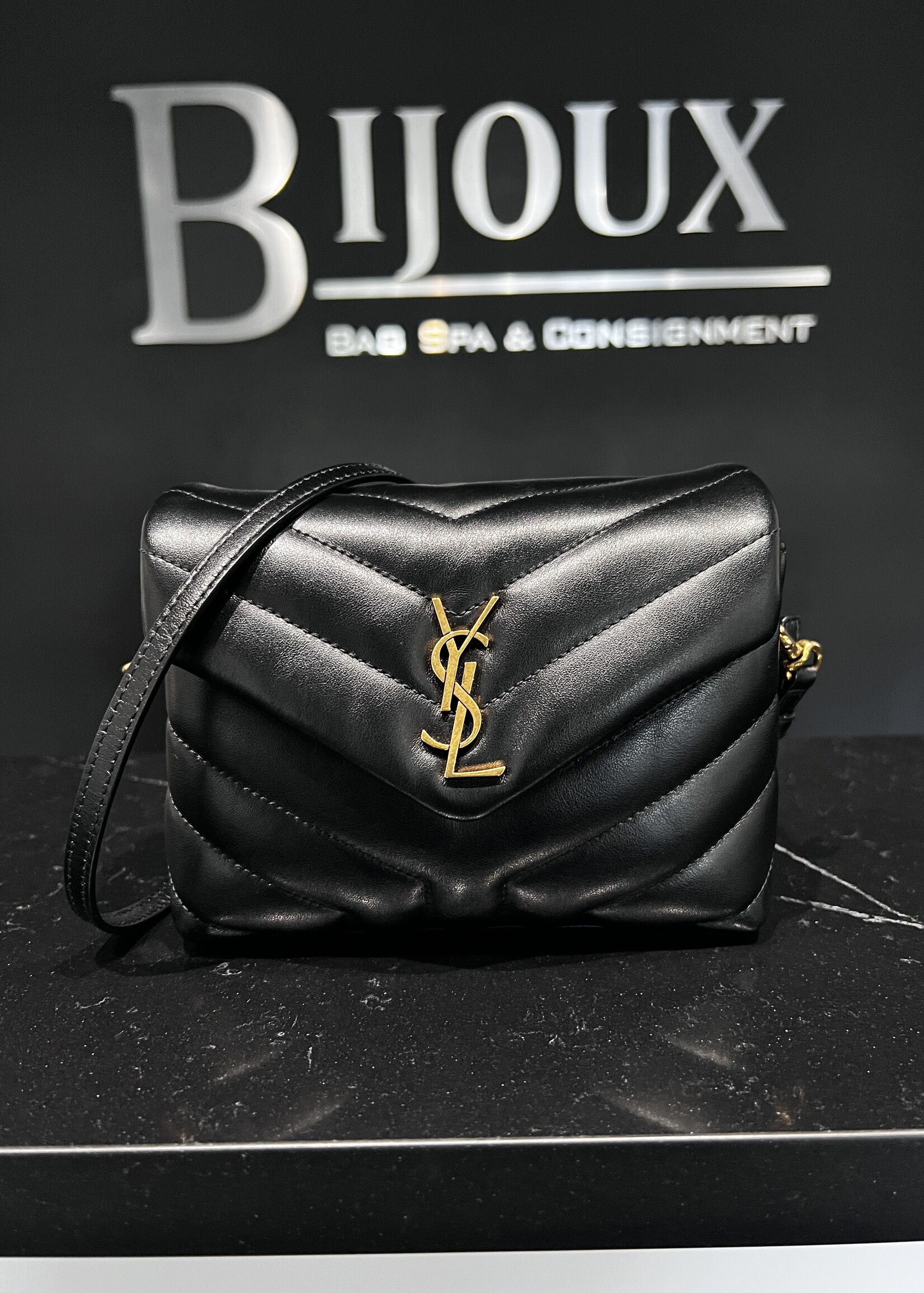 Saint Laurent SOLD - Saint Laurent Black Toy Lou Lou