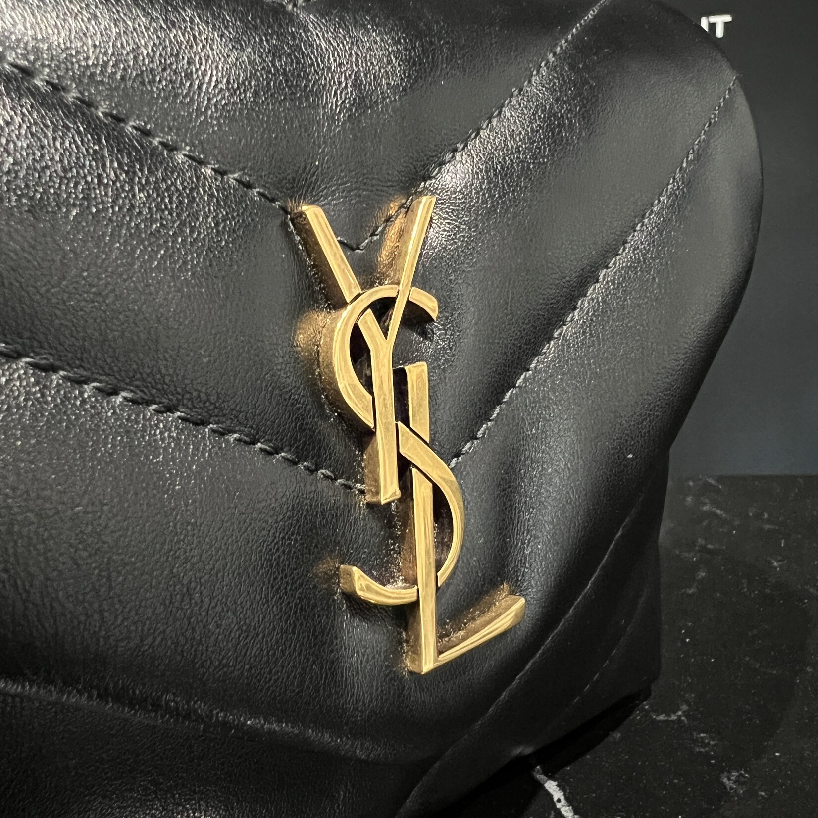 Saint Laurent SOLD - Saint Laurent Black Toy Lou Lou
