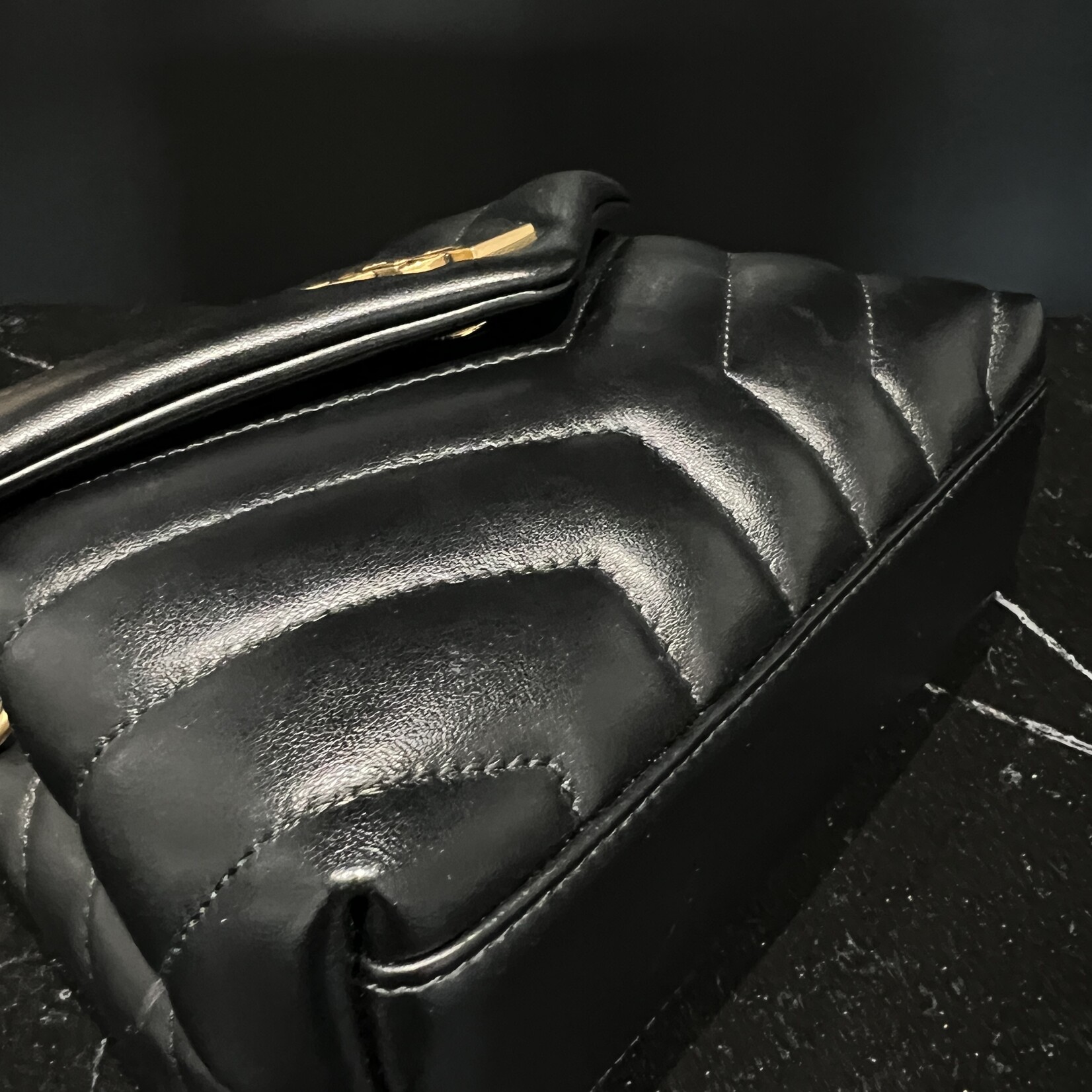 Saint Laurent SOLD - Saint Laurent Black Toy Lou Lou