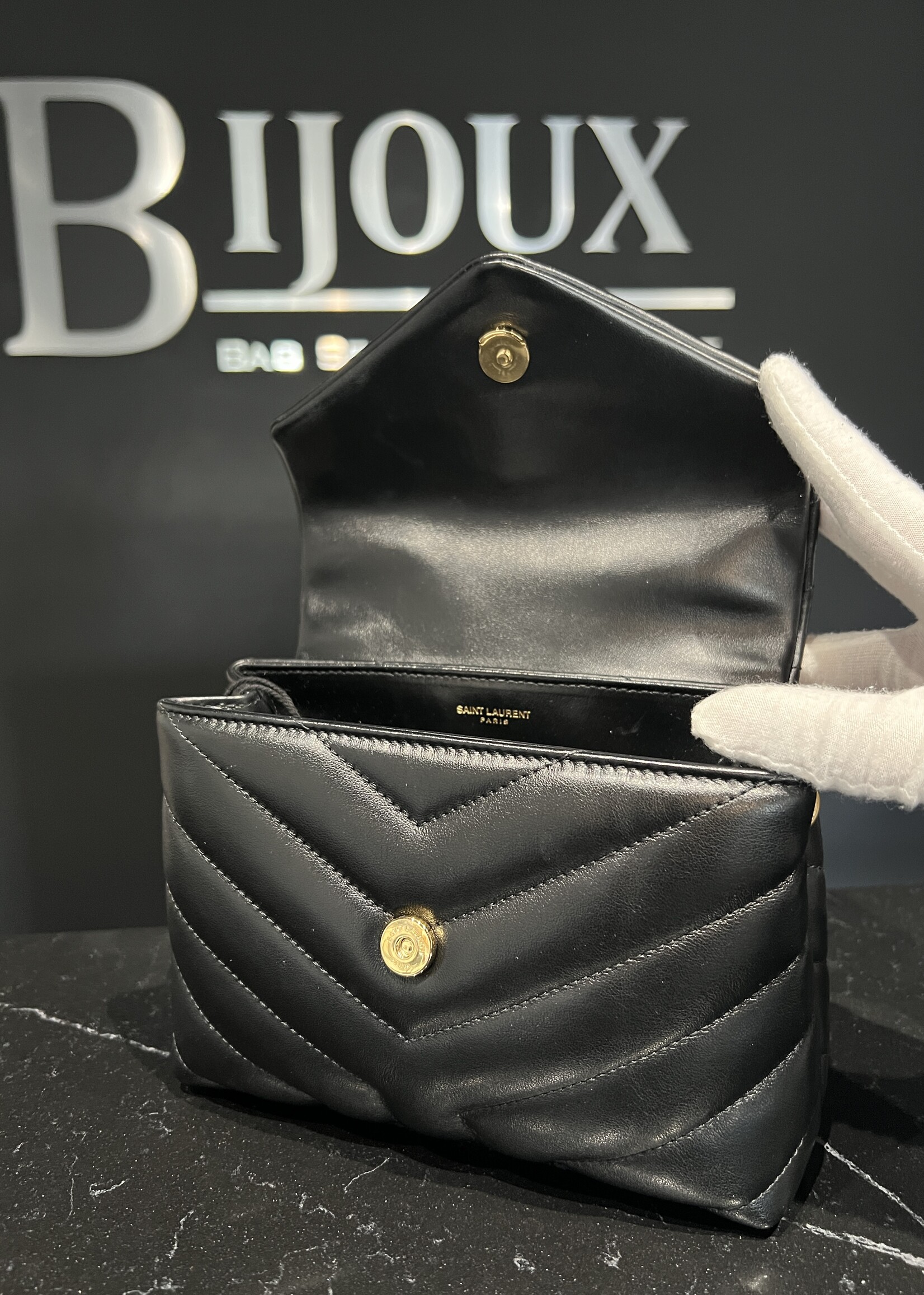 Saint Laurent SOLD - Saint Laurent Black Toy Lou Lou