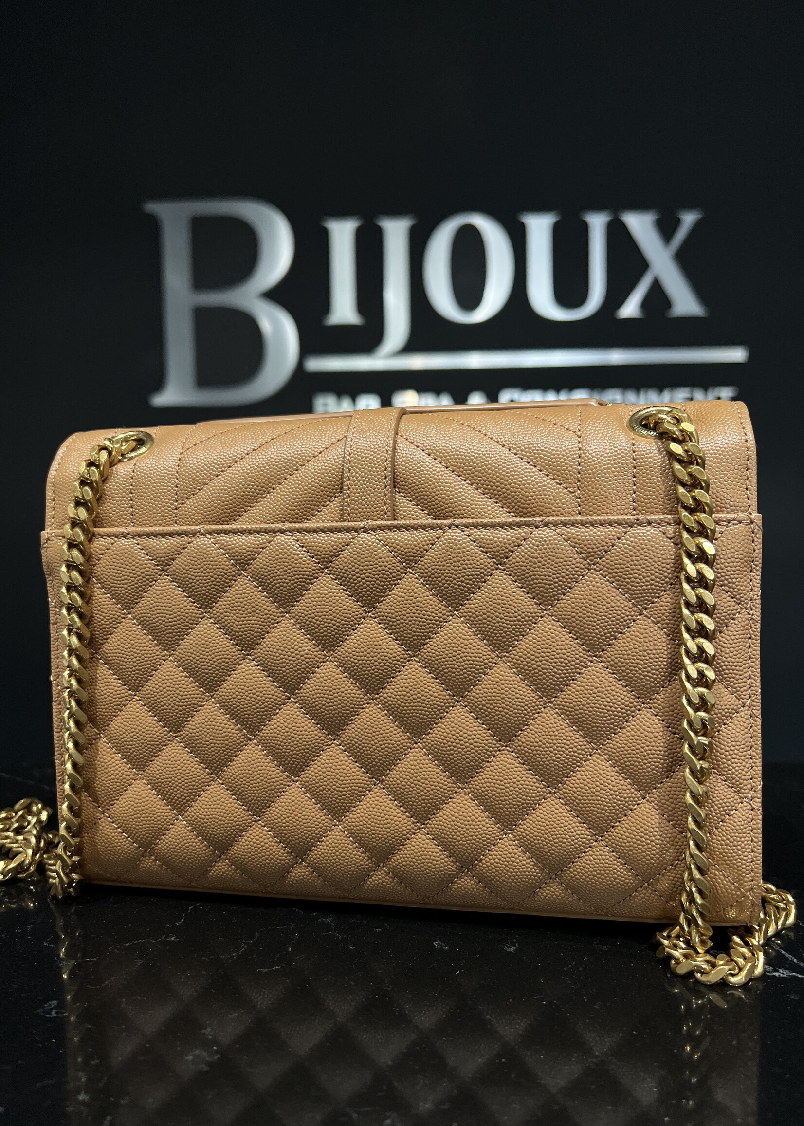 Saint Laurent SOLD - Saint Laurent Caramel Medium Envelope