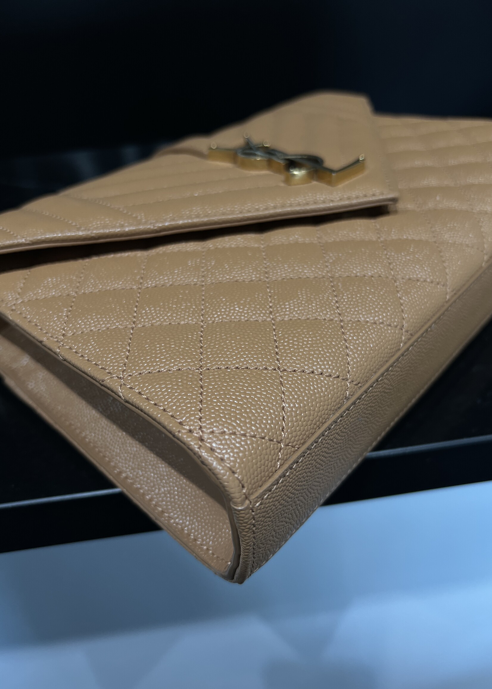 Saint Laurent SOLD - Saint Laurent Caramel Medium Envelope