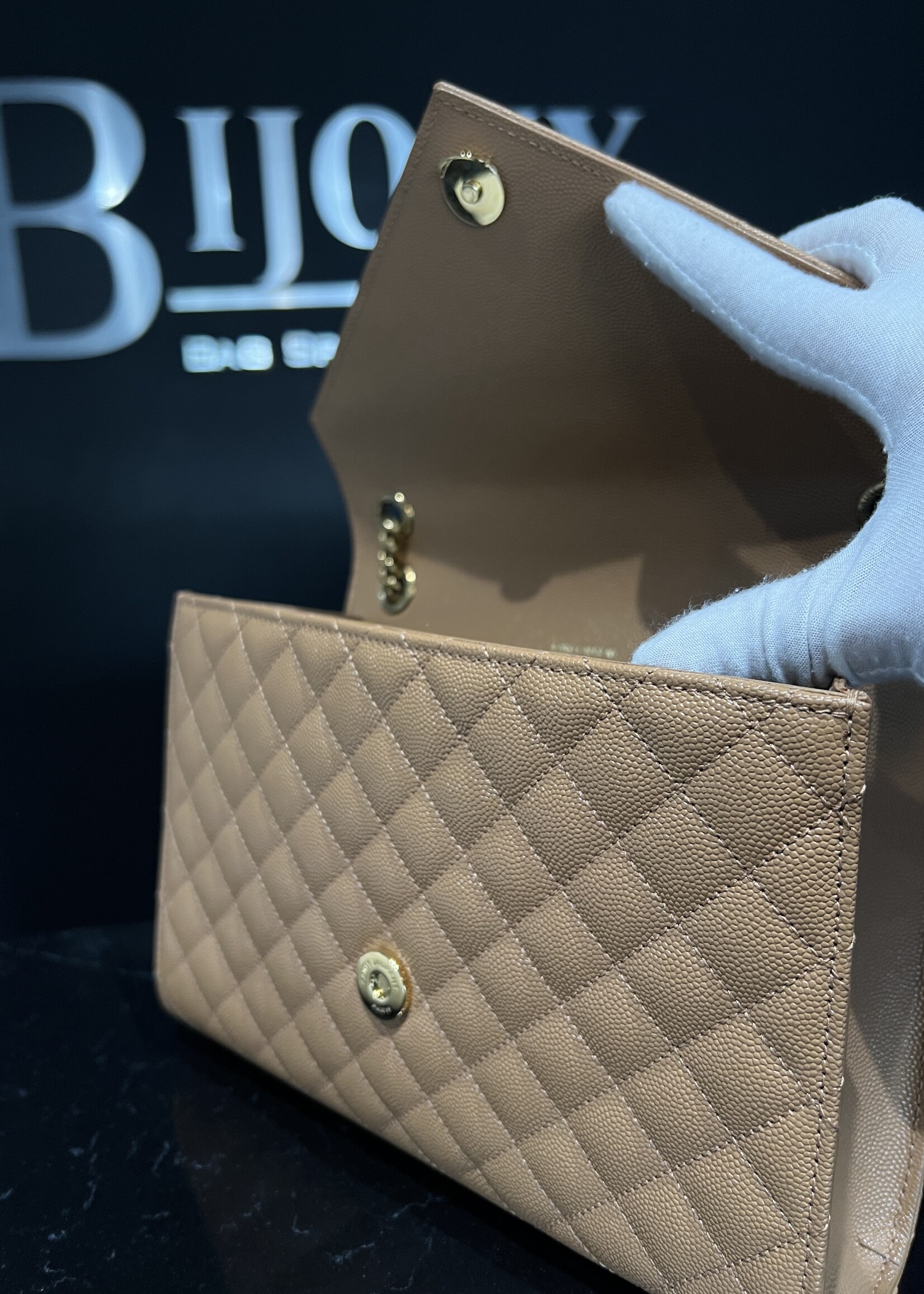 Saint Laurent SOLD - Saint Laurent Caramel Medium Envelope