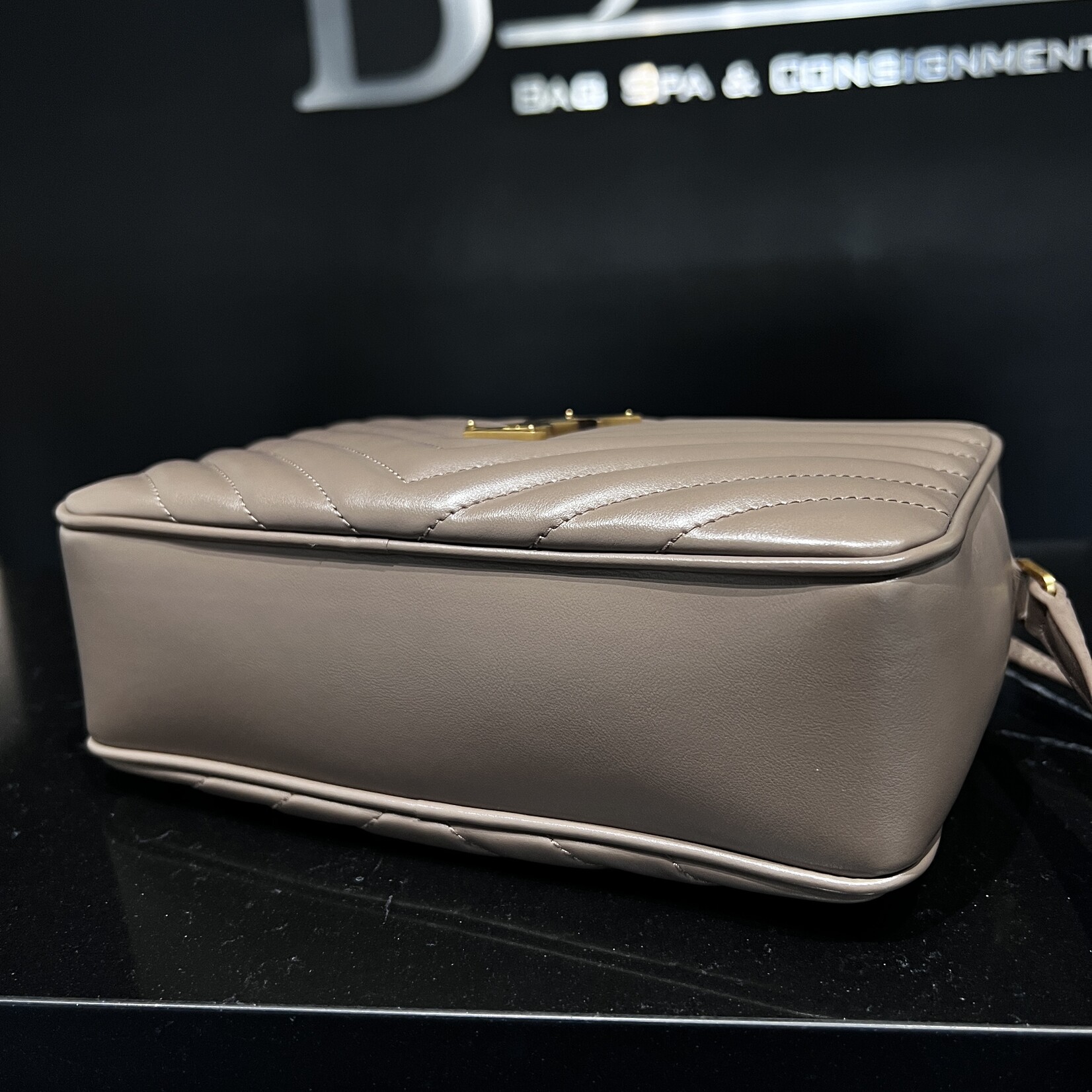 Saint Laurent SOLD- Saint Laurent Taupe Camera Bag