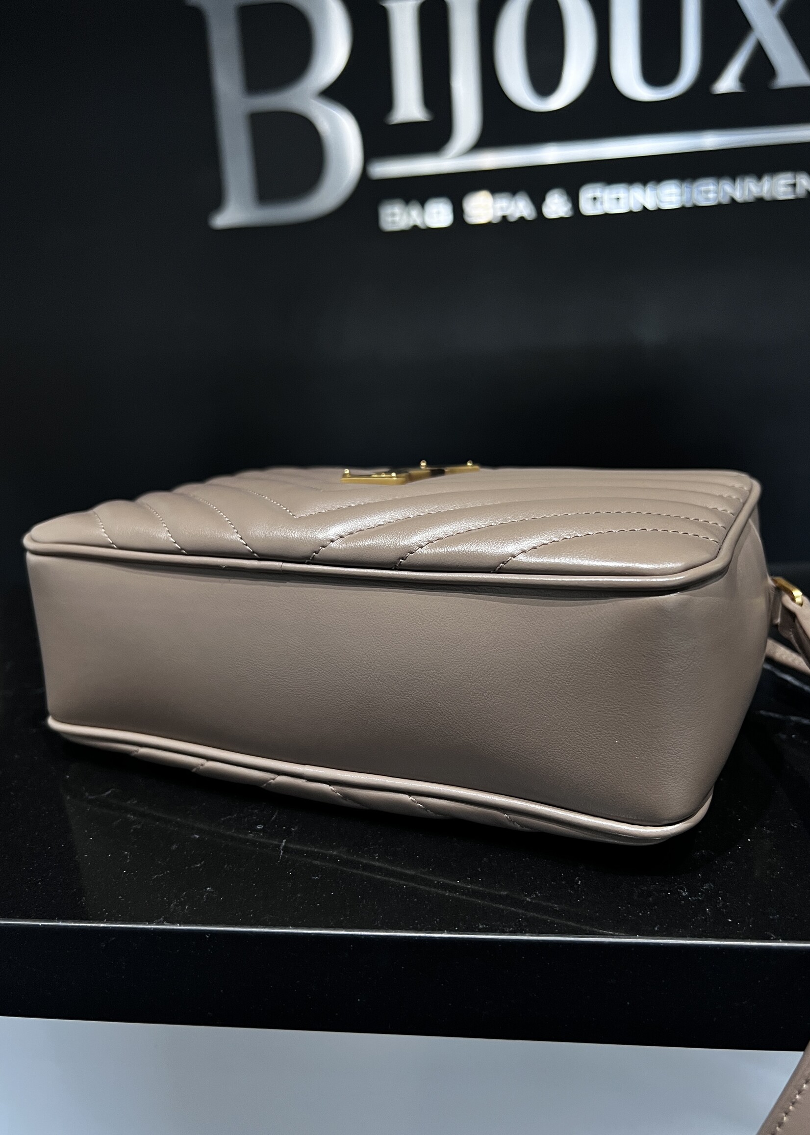 Saint Laurent SOLD- Saint Laurent Taupe Camera Bag