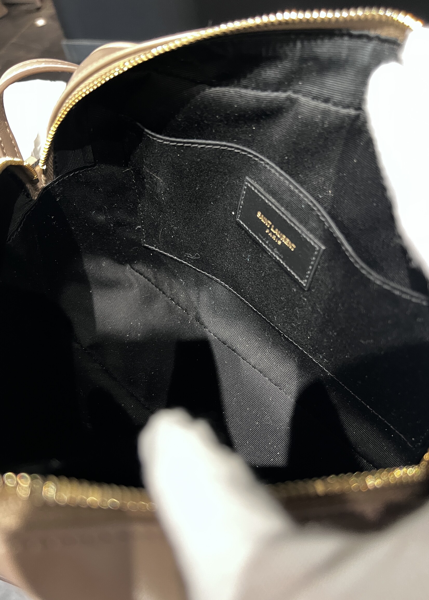 Saint Laurent SOLD- Saint Laurent Taupe Camera Bag