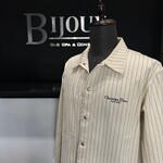 Christian Dior SOLD - Christian Dior Pinstriped Overshirt