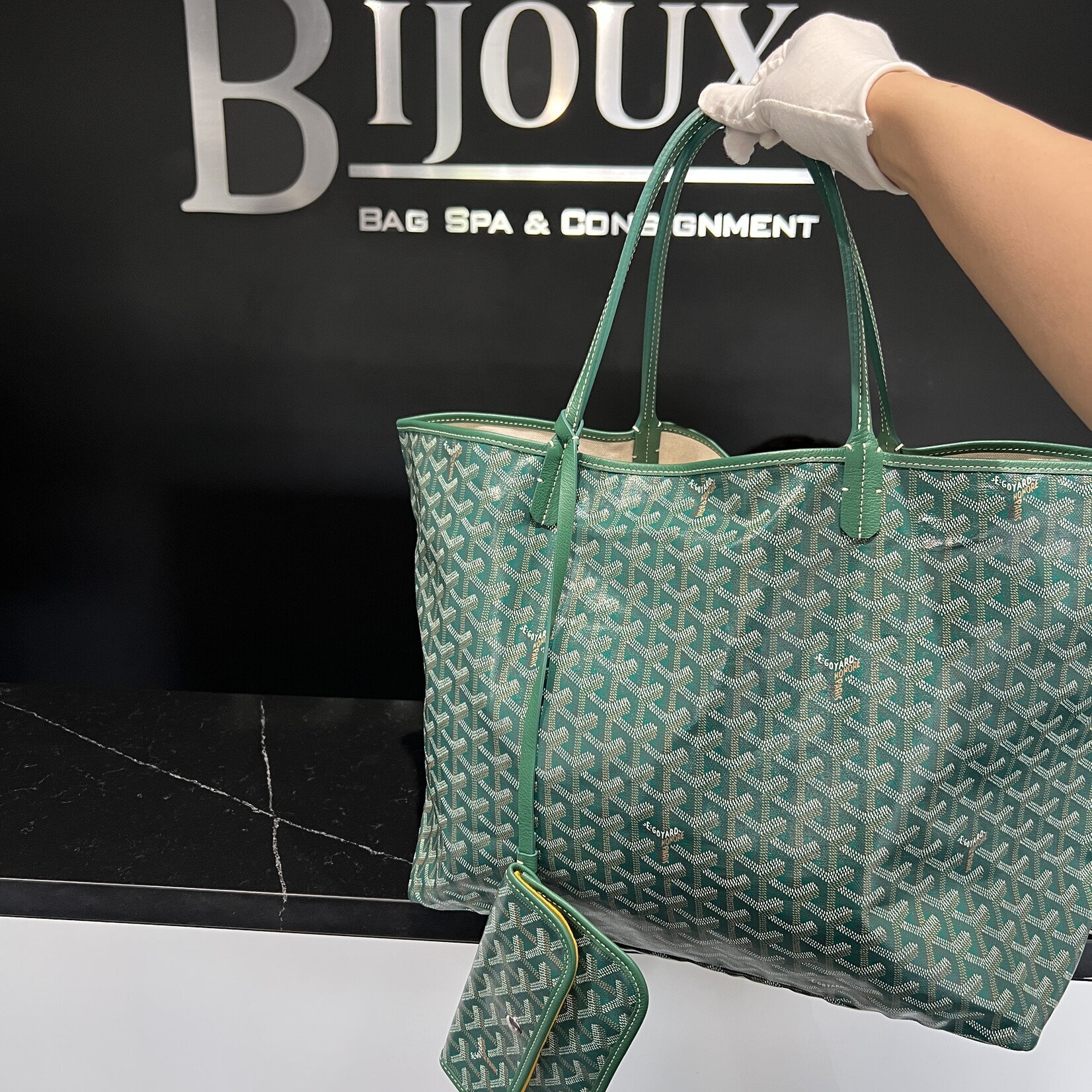 Goyard Goyard St Louis Green GM