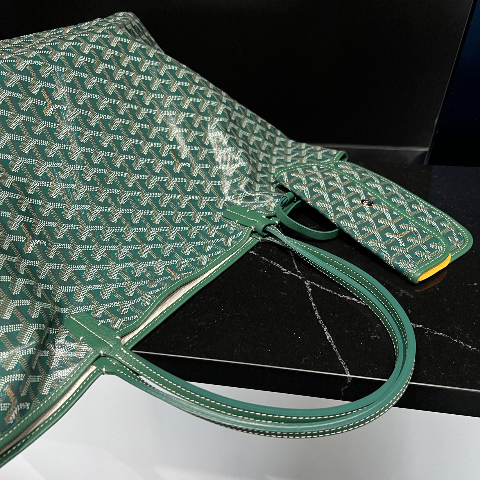 Goyard Goyard St Louis Green GM