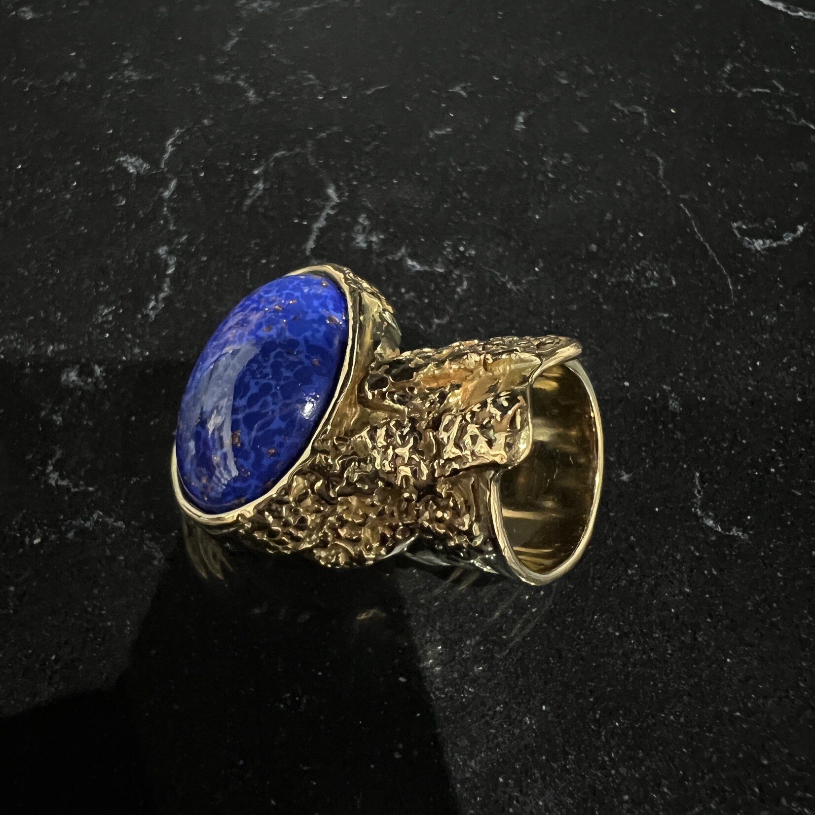 Saint Laurent Saint Laurent Glass Cabochon Arty Ovale Ring