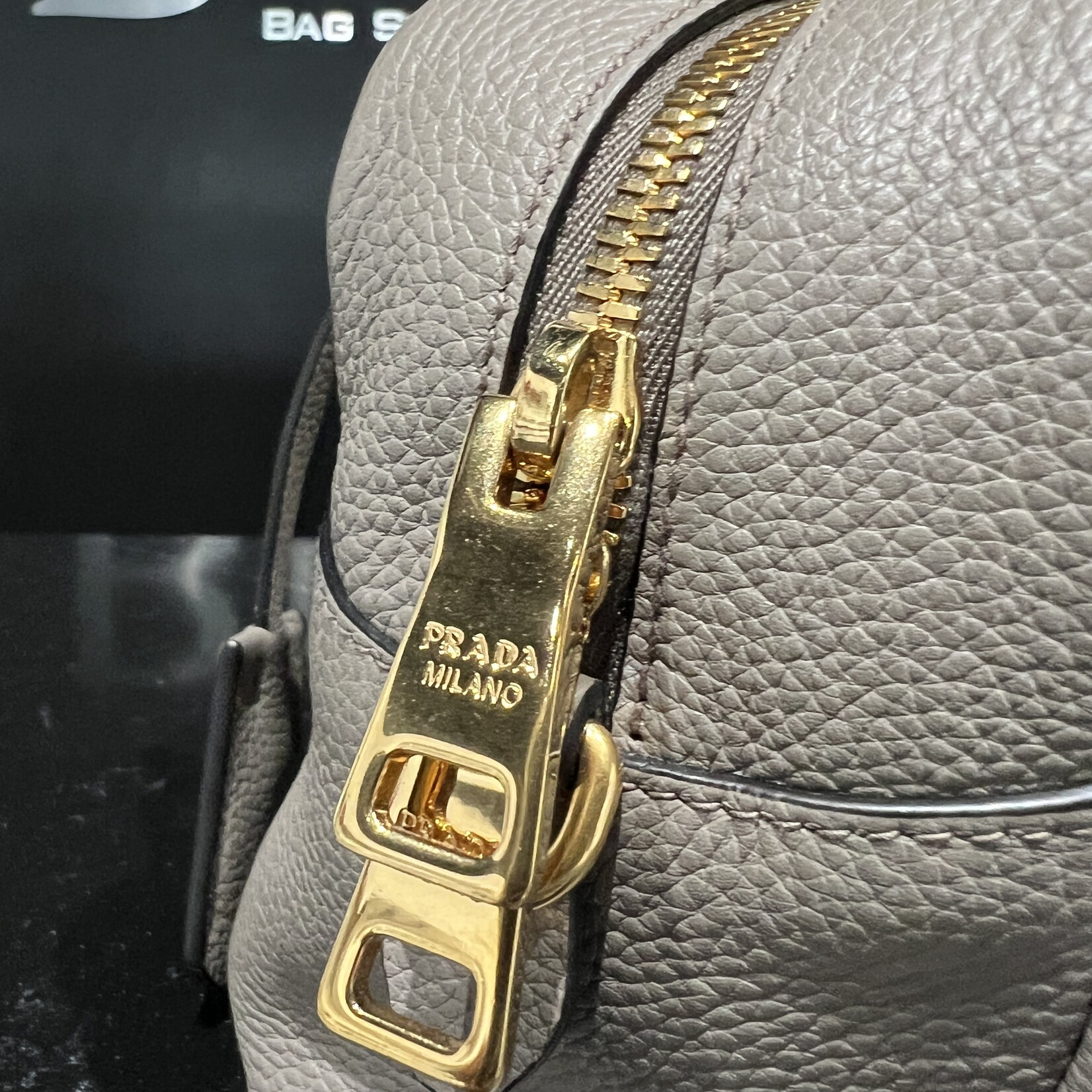 Prada SOLD- Prada Vitello Phenix Bauletto Argilla