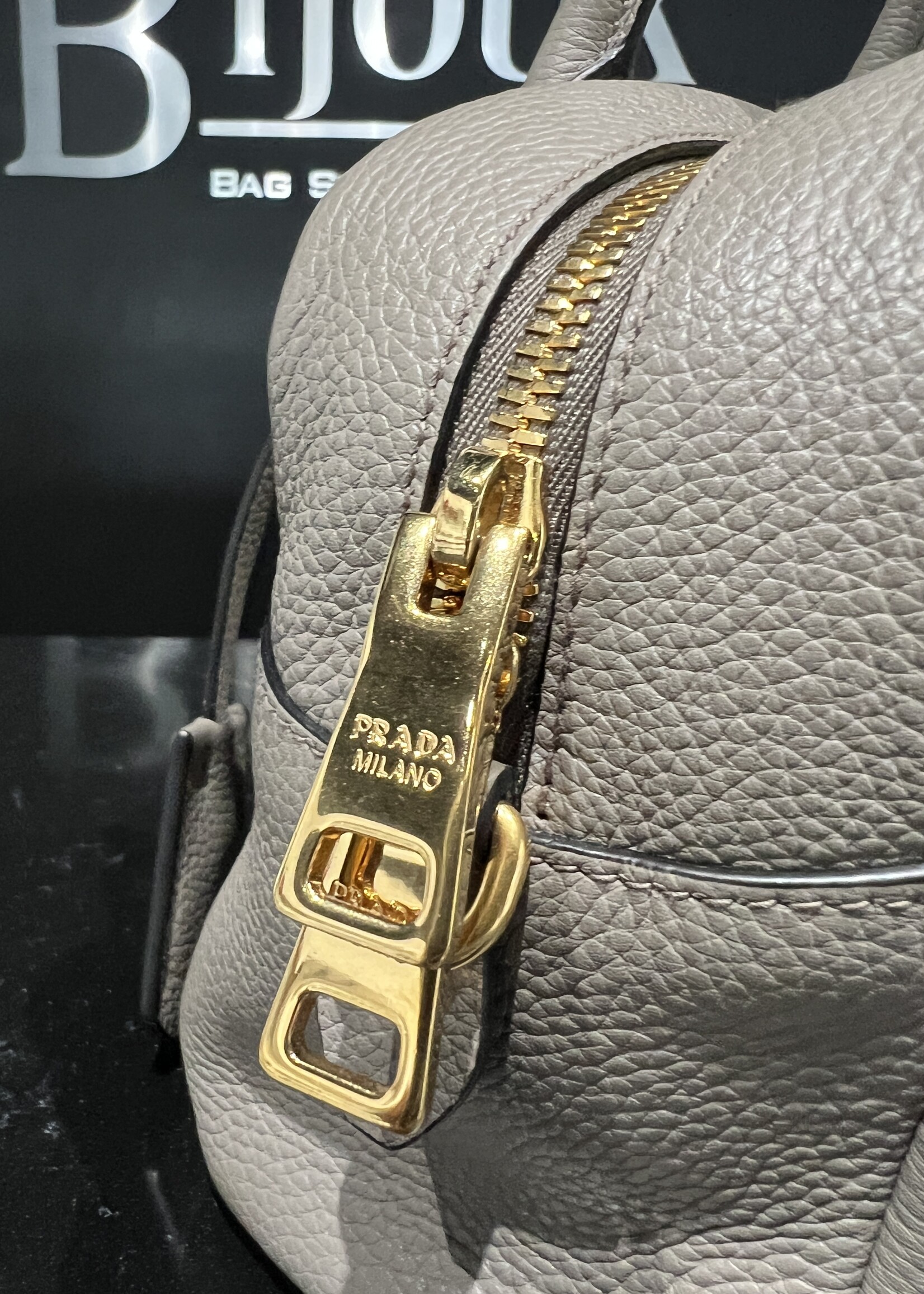 Prada SOLD- Prada Vitello Phenix Bauletto Argilla