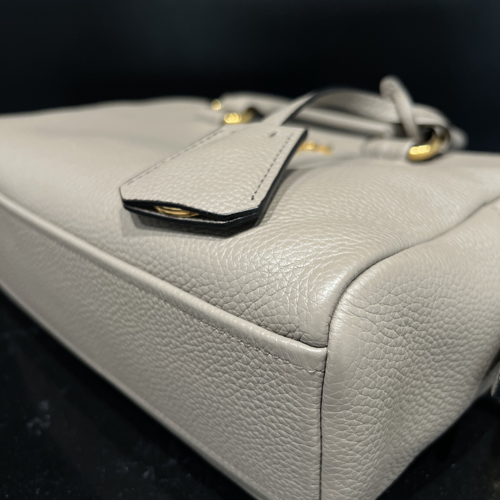 Prada SOLD- Prada Vitello Phenix Bauletto Argilla