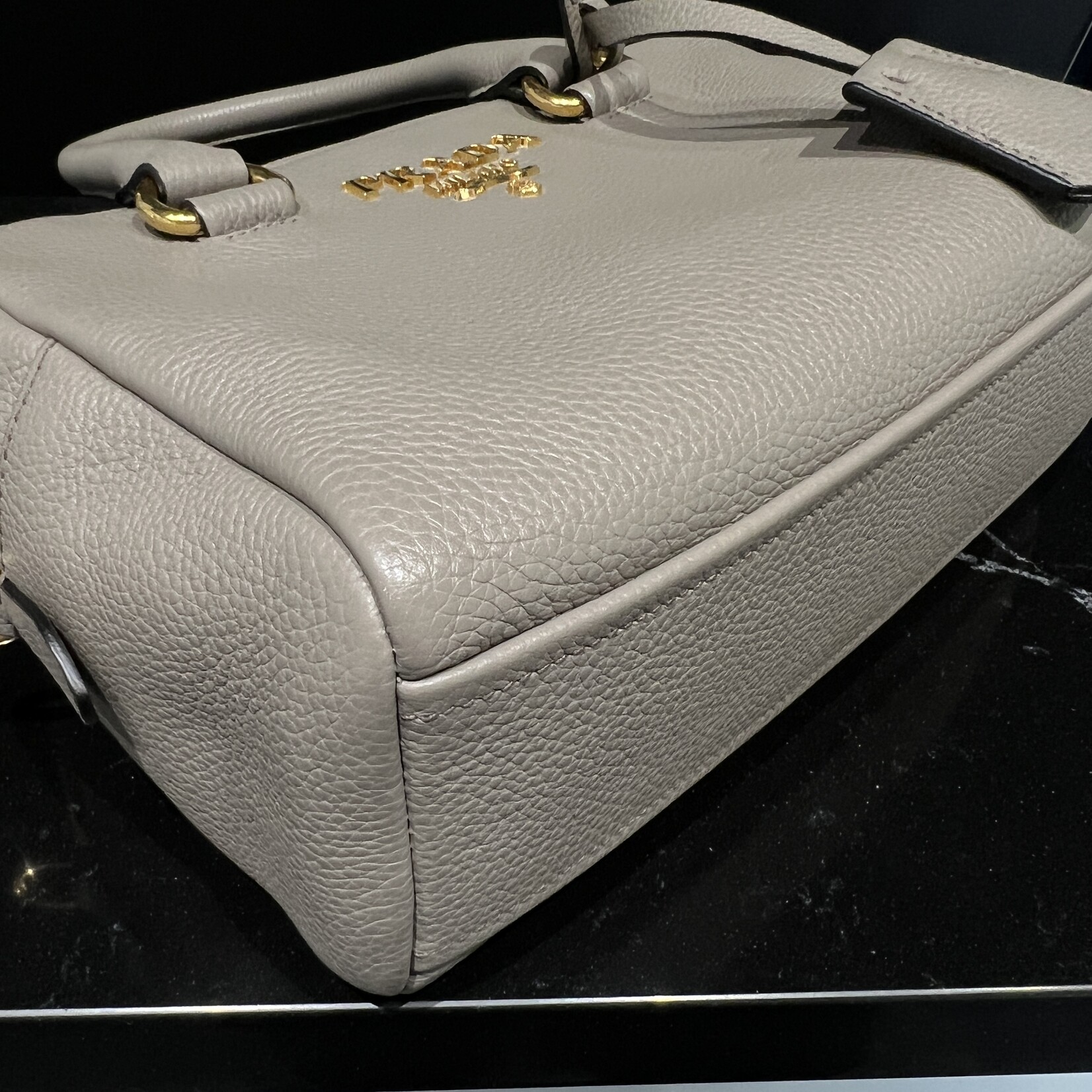 Prada SOLD- Prada Vitello Phenix Bauletto Argilla