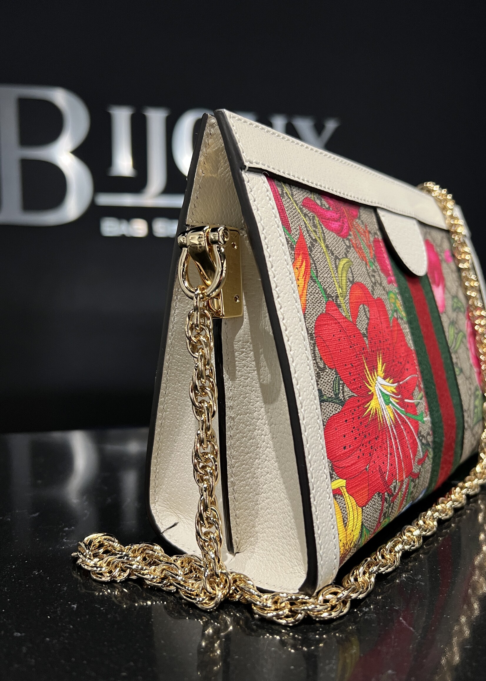 Gucci SOLD - Gucci Flora Supreme Small Chain Bag