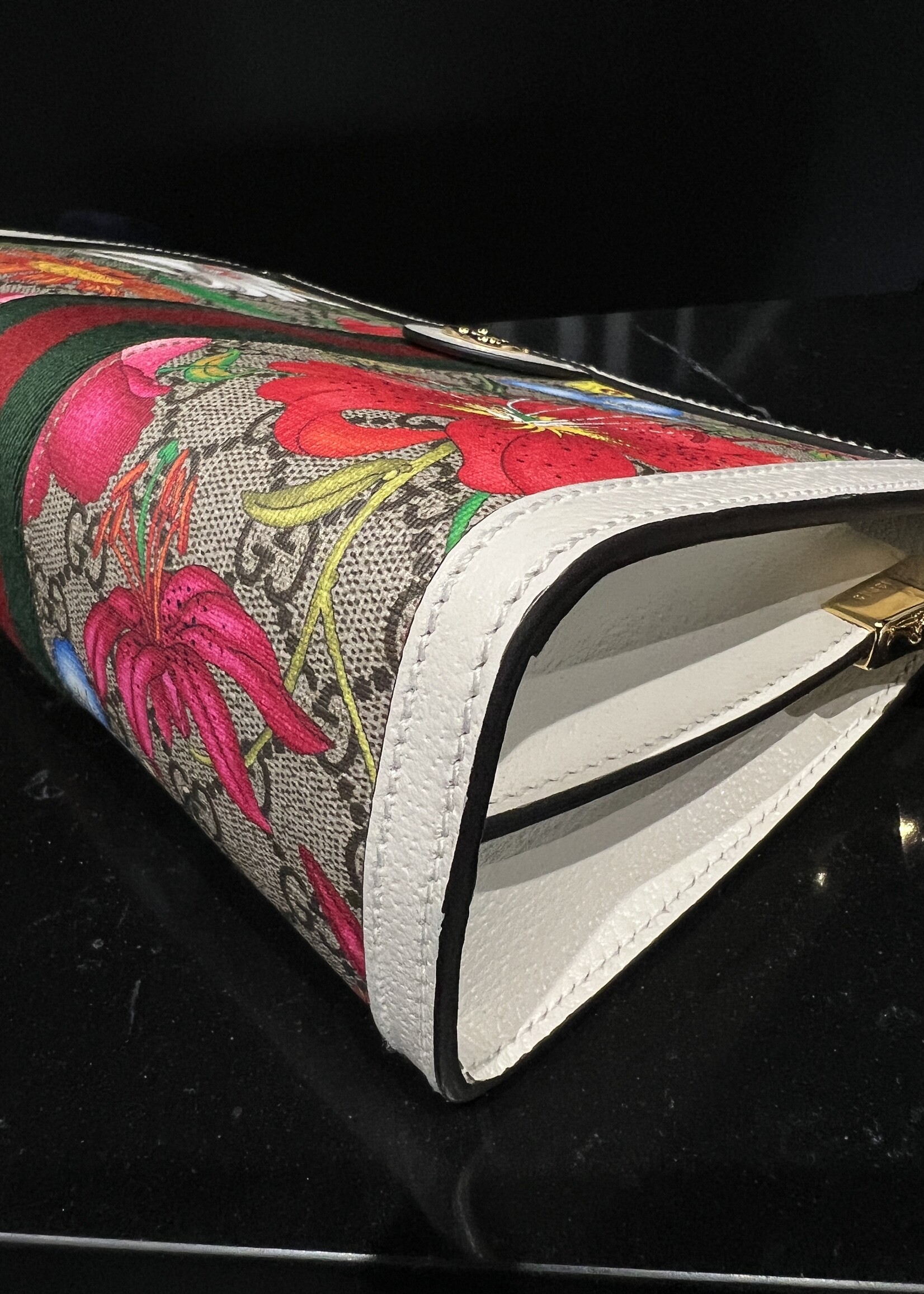 Gucci SOLD - Gucci Flora Supreme Small Chain Bag