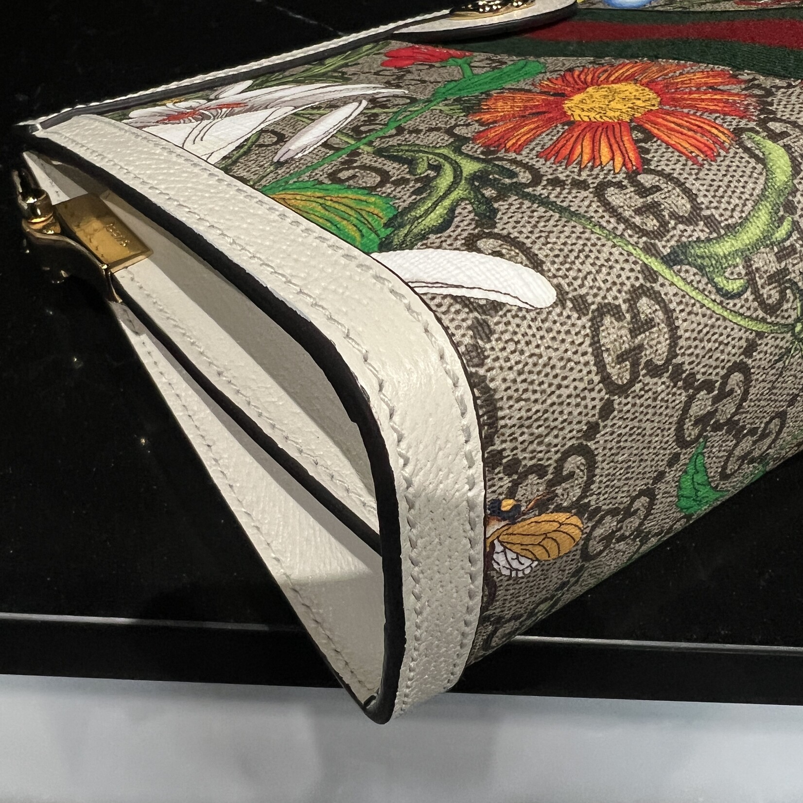 Gucci SOLD - Gucci Flora Supreme Small Chain Bag