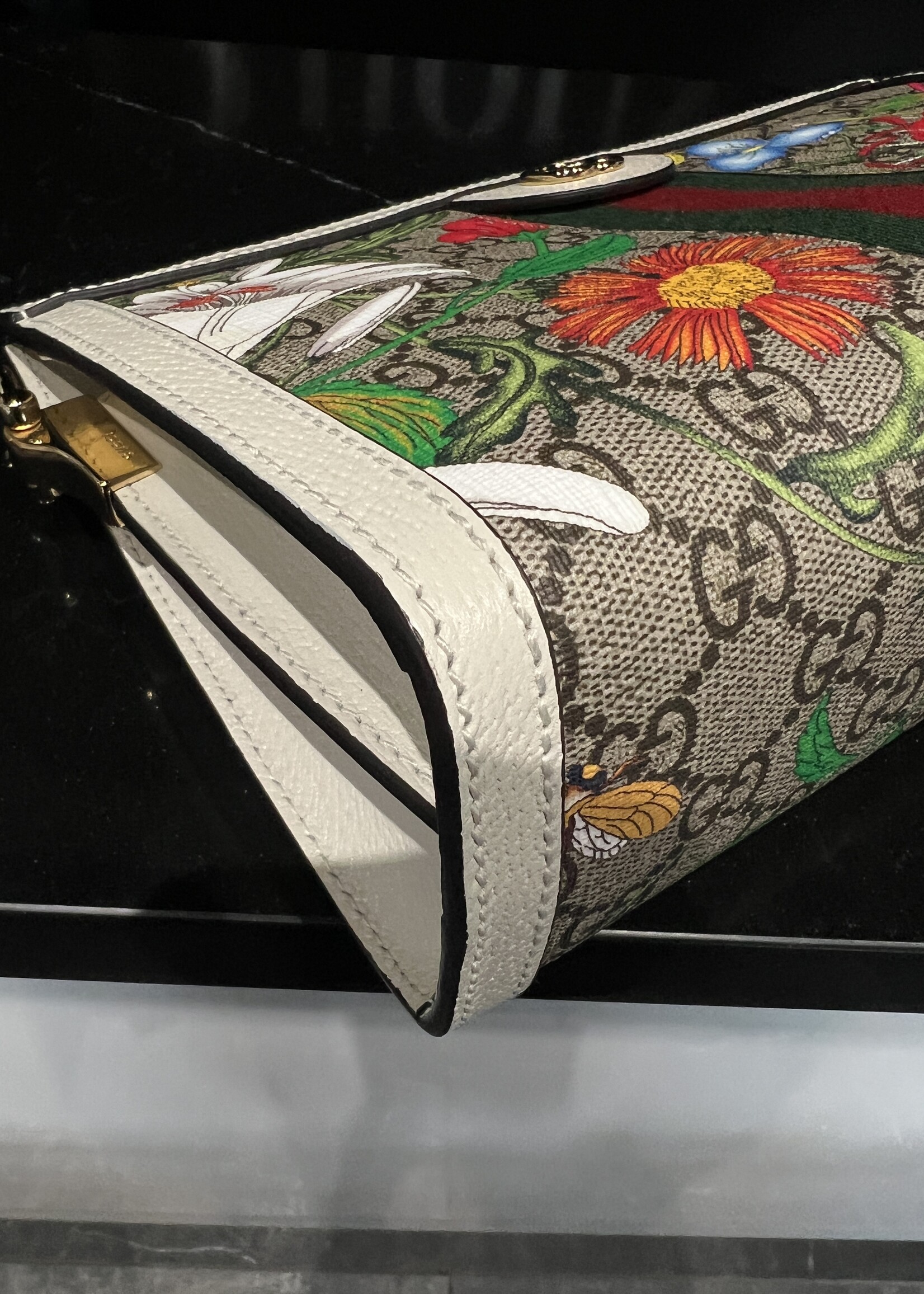 Gucci SOLD - Gucci Flora Supreme Small Chain Bag