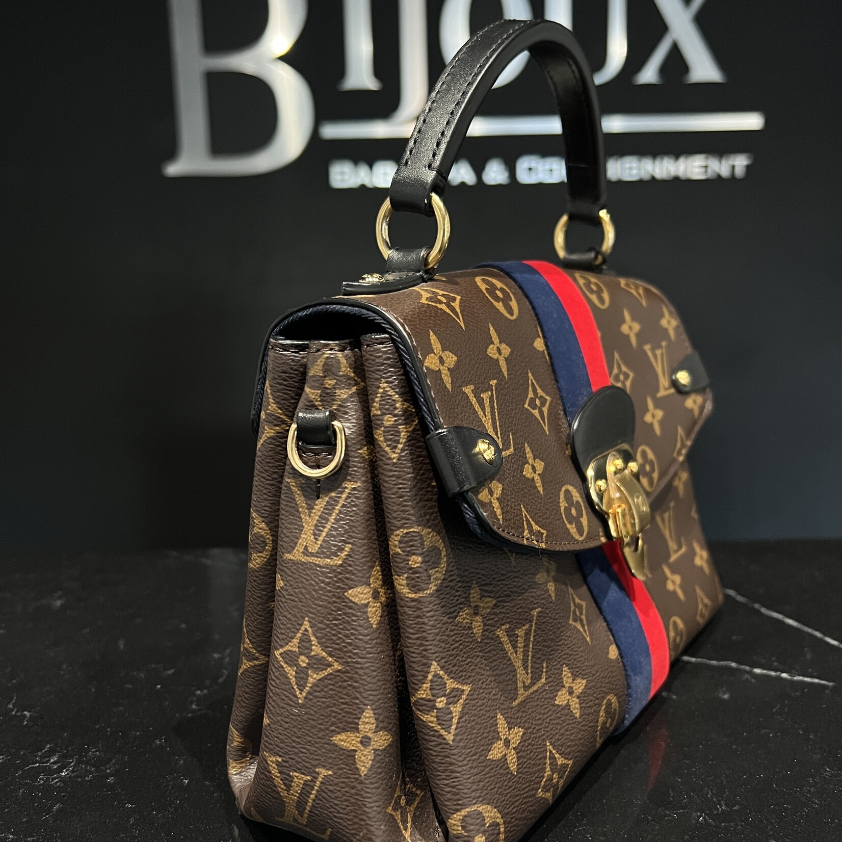 Louis Vuitton SOLD- Louis Vuitton Georges BB Marine Cherry