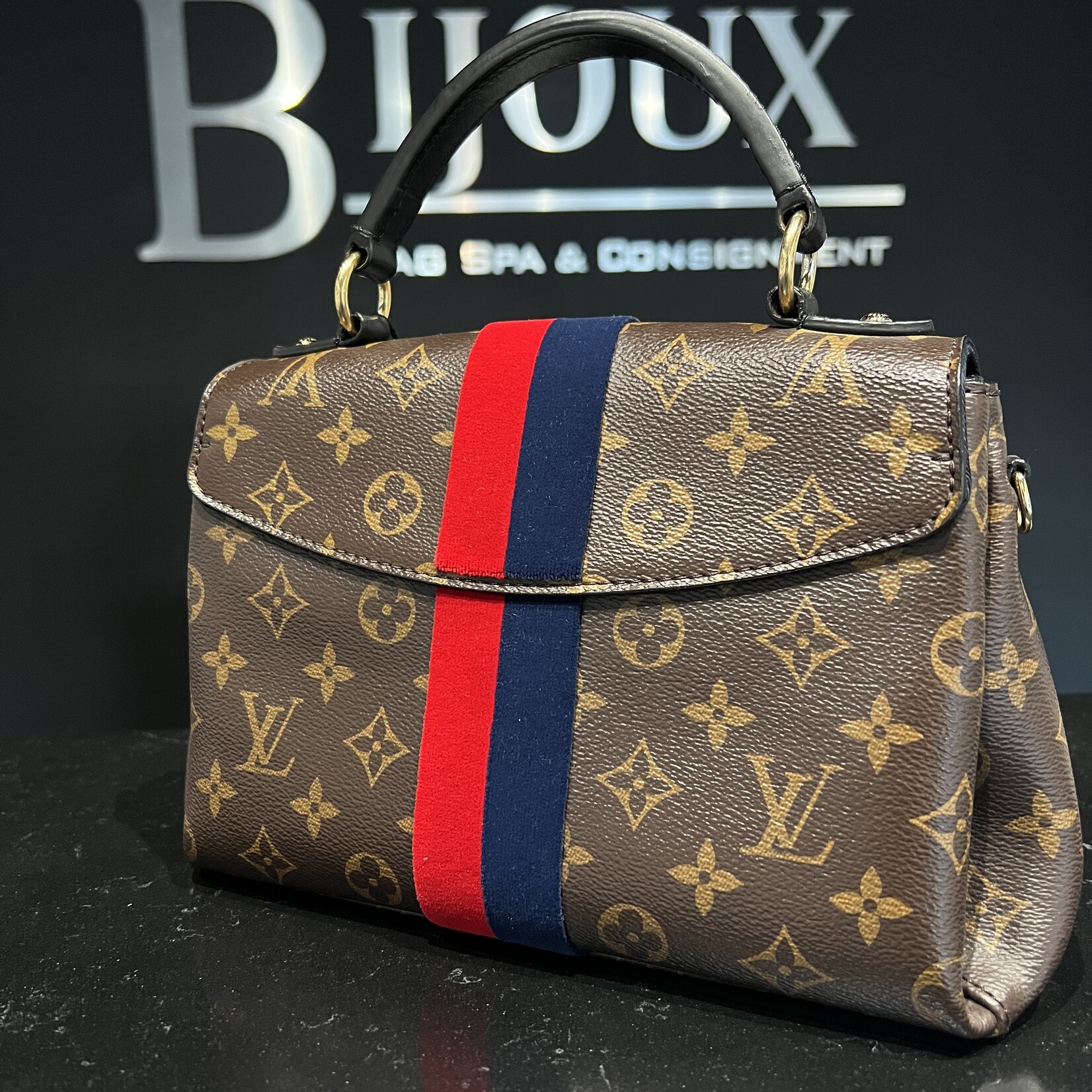 Louis Vuitton SOLD- Louis Vuitton Georges BB Marine Cherry