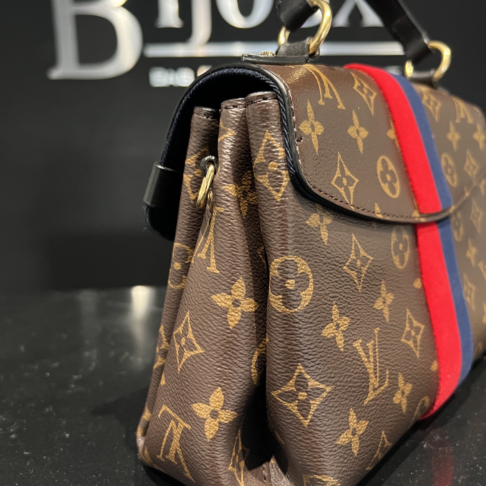 Louis Vuitton SOLD- Louis Vuitton Georges BB Marine Cherry
