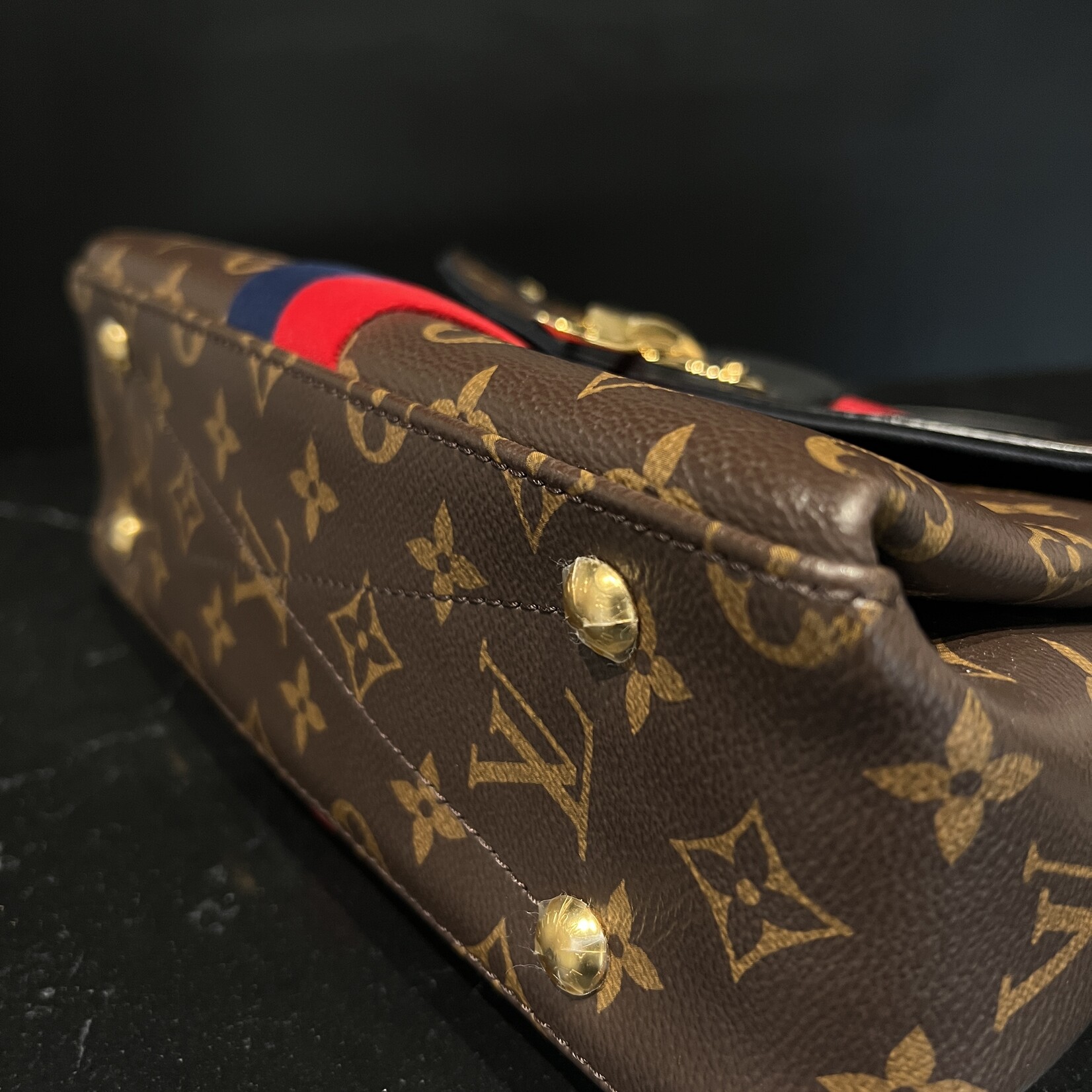 Louis Vuitton SOLD- Louis Vuitton Georges BB Marine Cherry