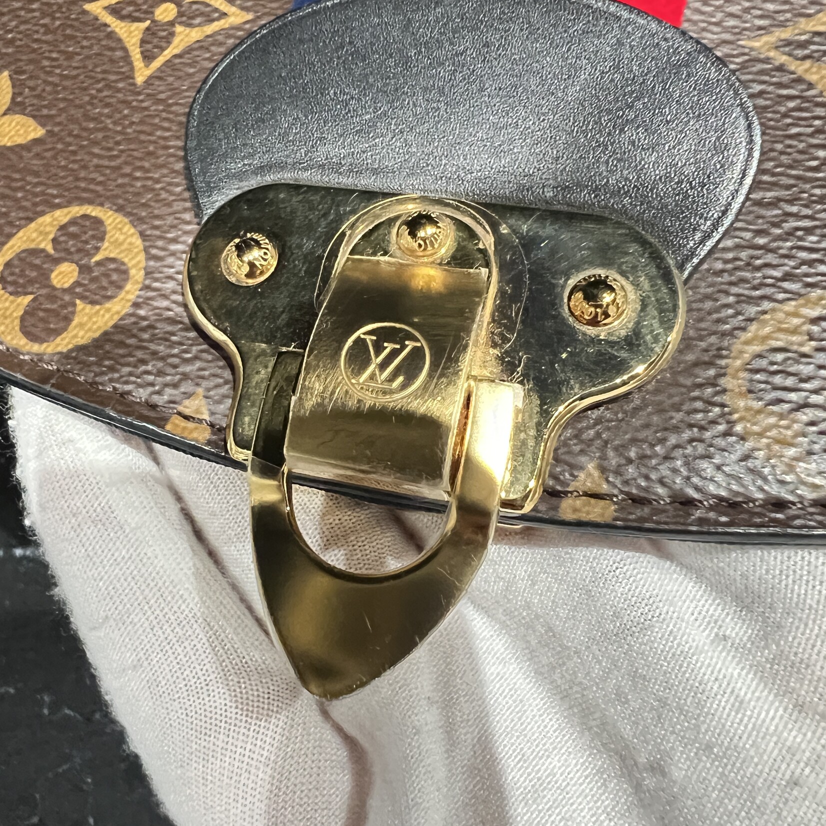 Louis Vuitton SOLD- Louis Vuitton Georges BB Marine Cherry