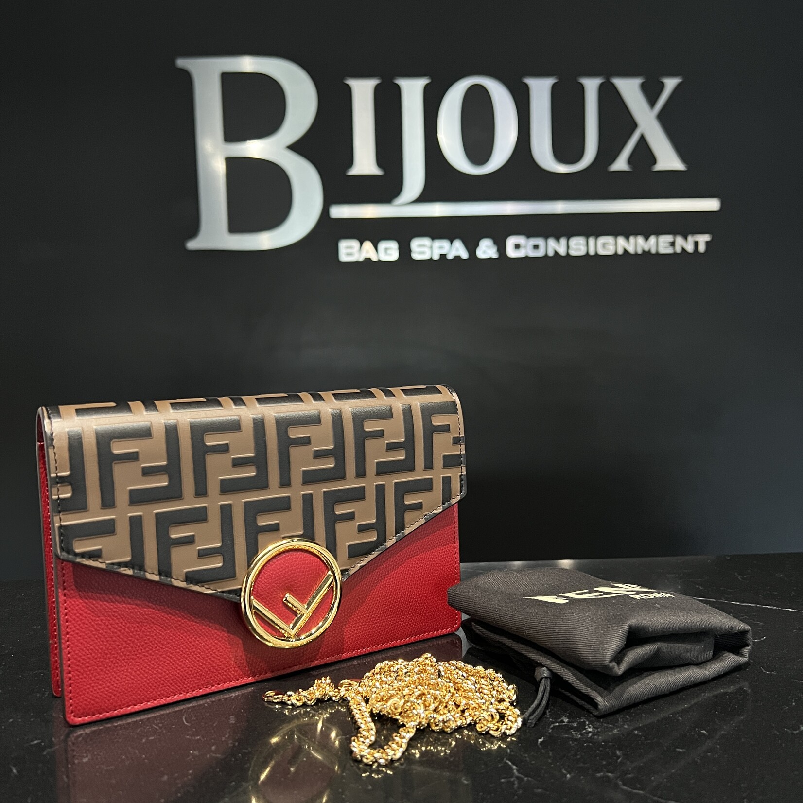 Fendi SOLD - Fendi Red Crossbody