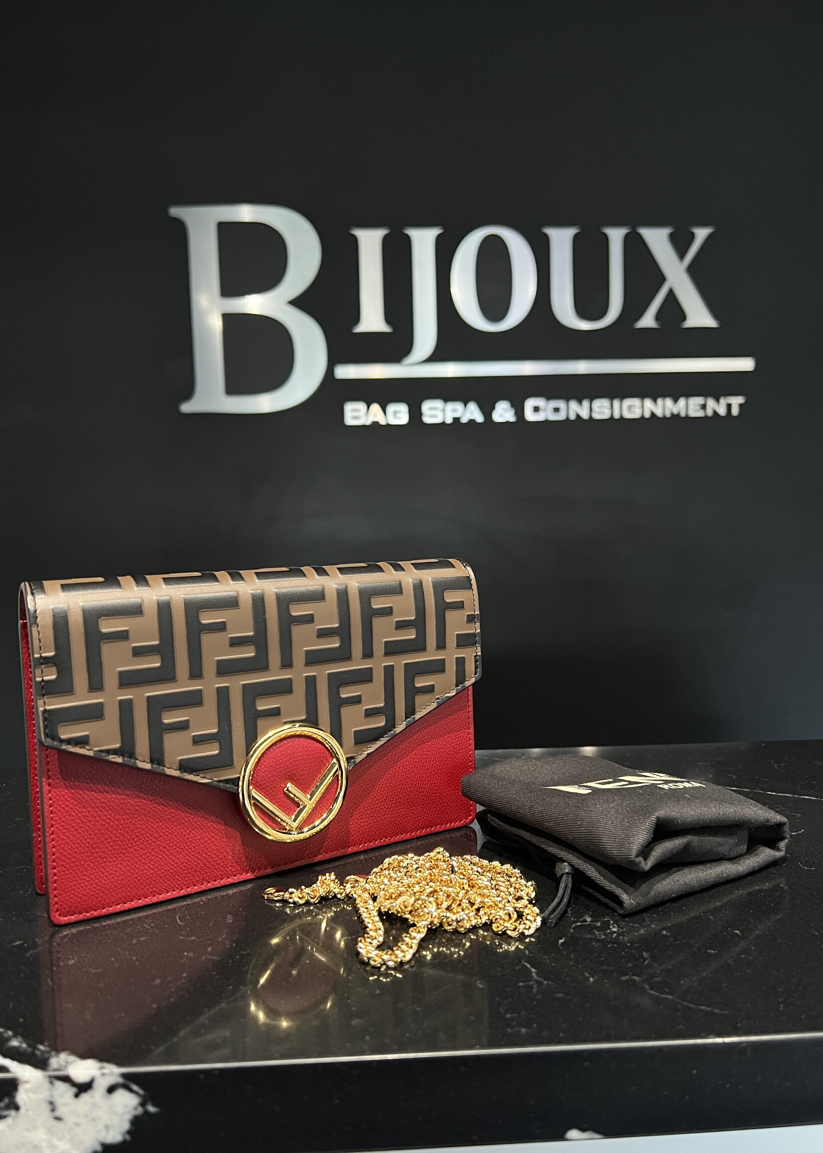 Fendi SOLD - Fendi Red Crossbody