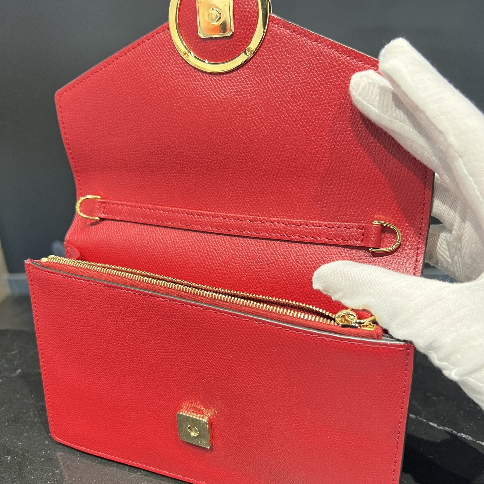 Fendi SOLD - Fendi Red Crossbody