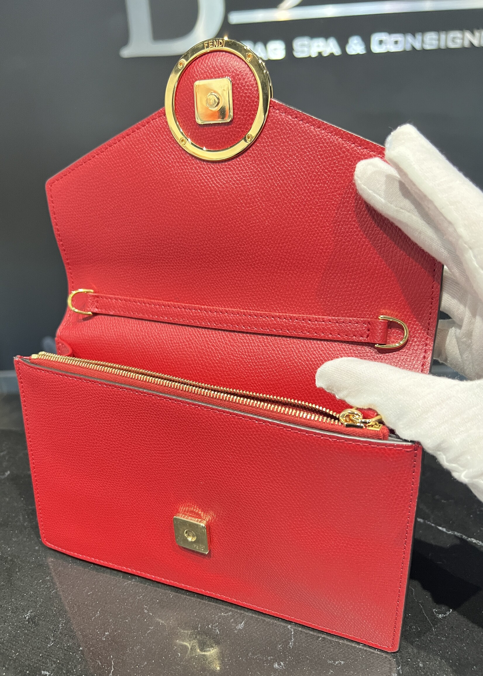 Fendi SOLD - Fendi Red Crossbody