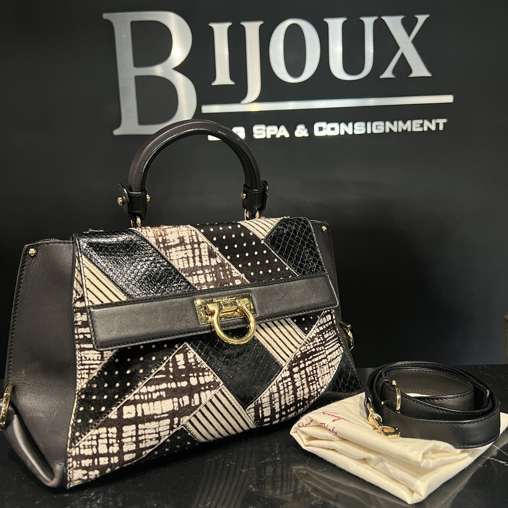 Salvatore Ferragamo Salvatore Ferragamo Patchwork Patterned