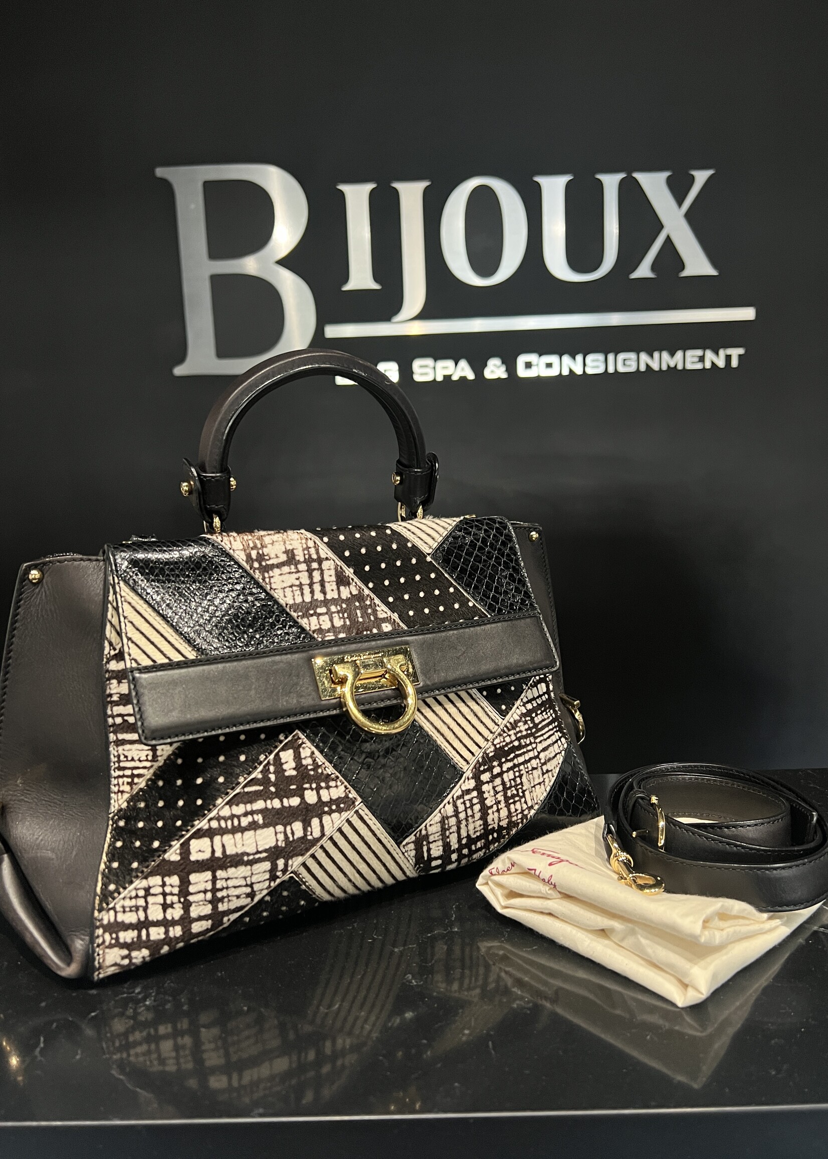 Salvatore Ferragamo Salvatore Ferragamo Patchwork Patterned