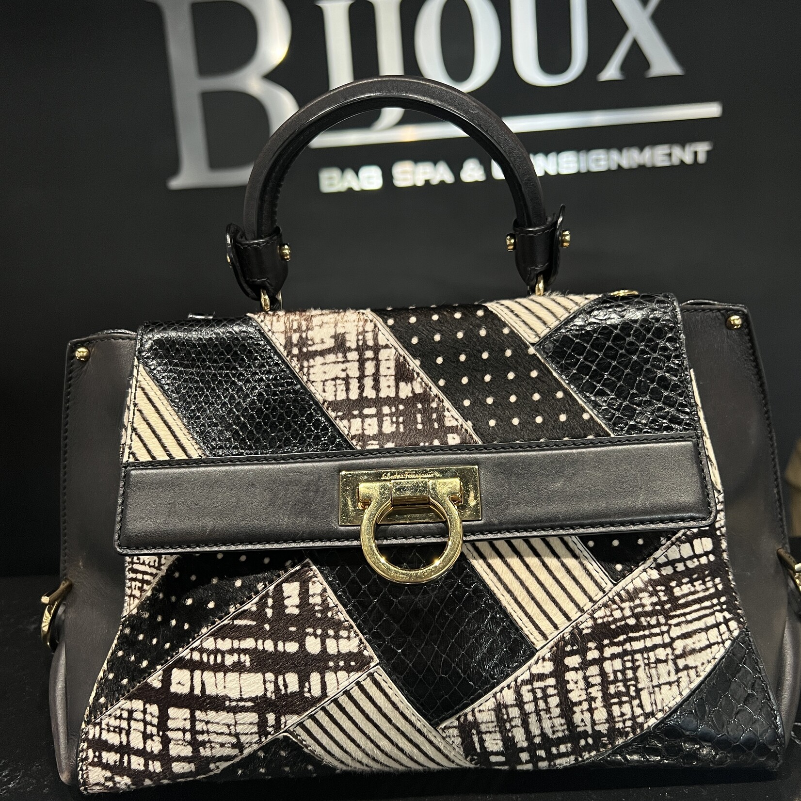 Salvatore Ferragamo Salvatore Ferragamo Patchwork Patterned