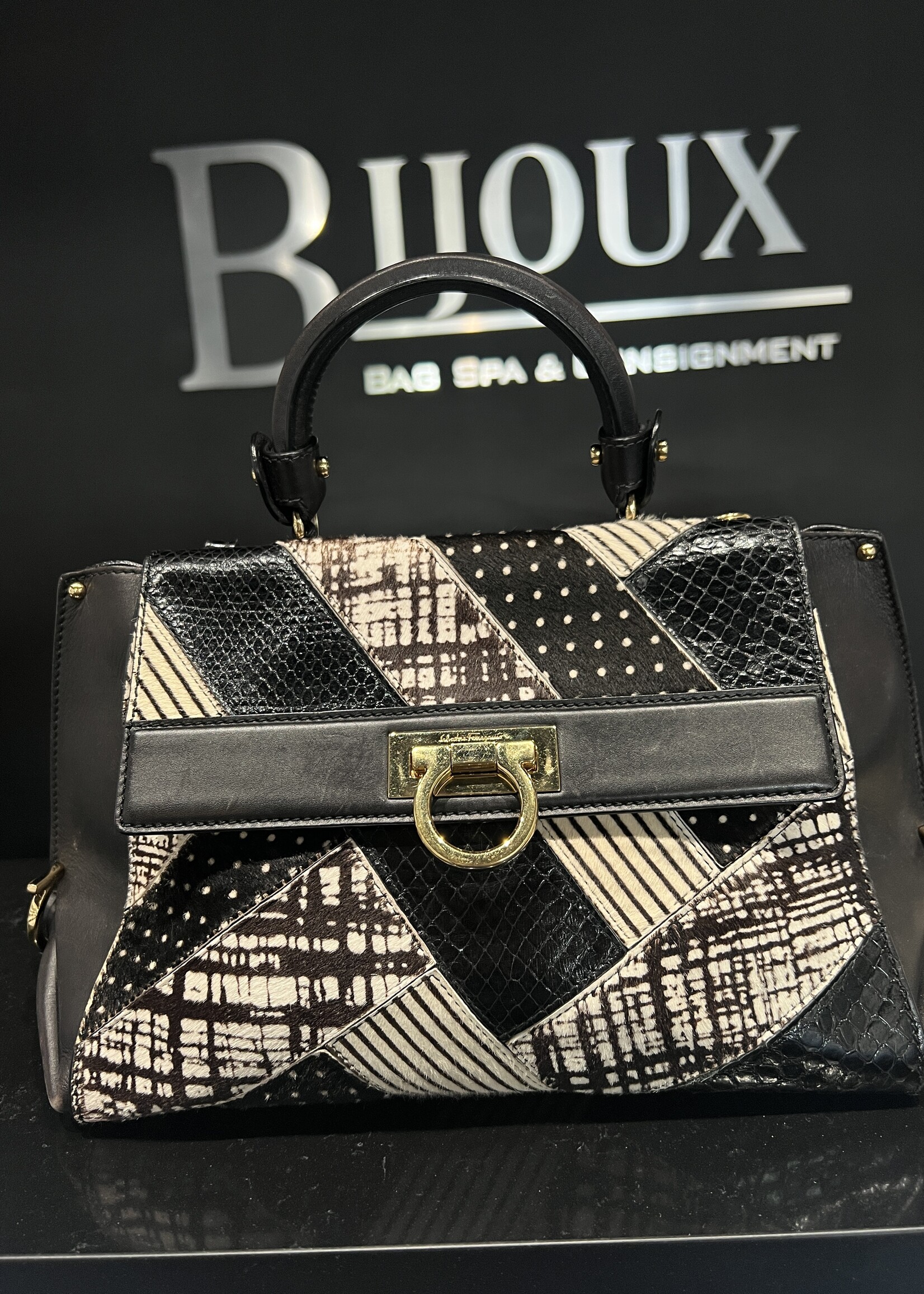 Salvatore Ferragamo Salvatore Ferragamo Patchwork Patterned