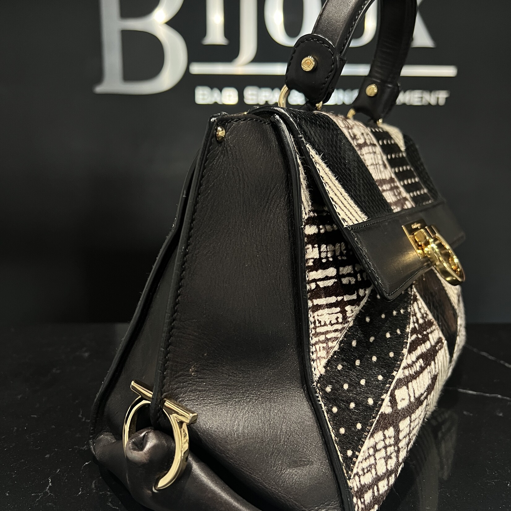 Salvatore Ferragamo Salvatore Ferragamo Patchwork Patterned