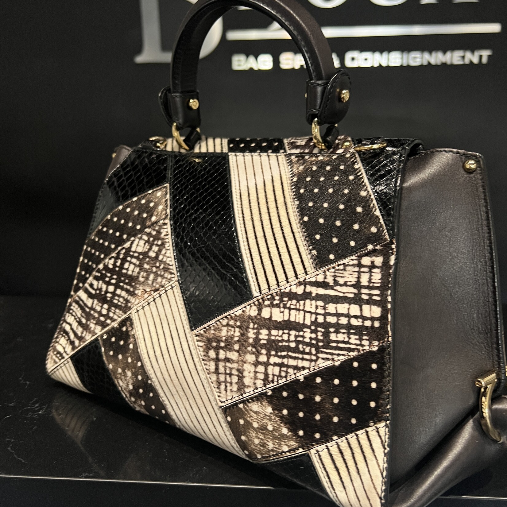 Salvatore Ferragamo Salvatore Ferragamo Patchwork Patterned