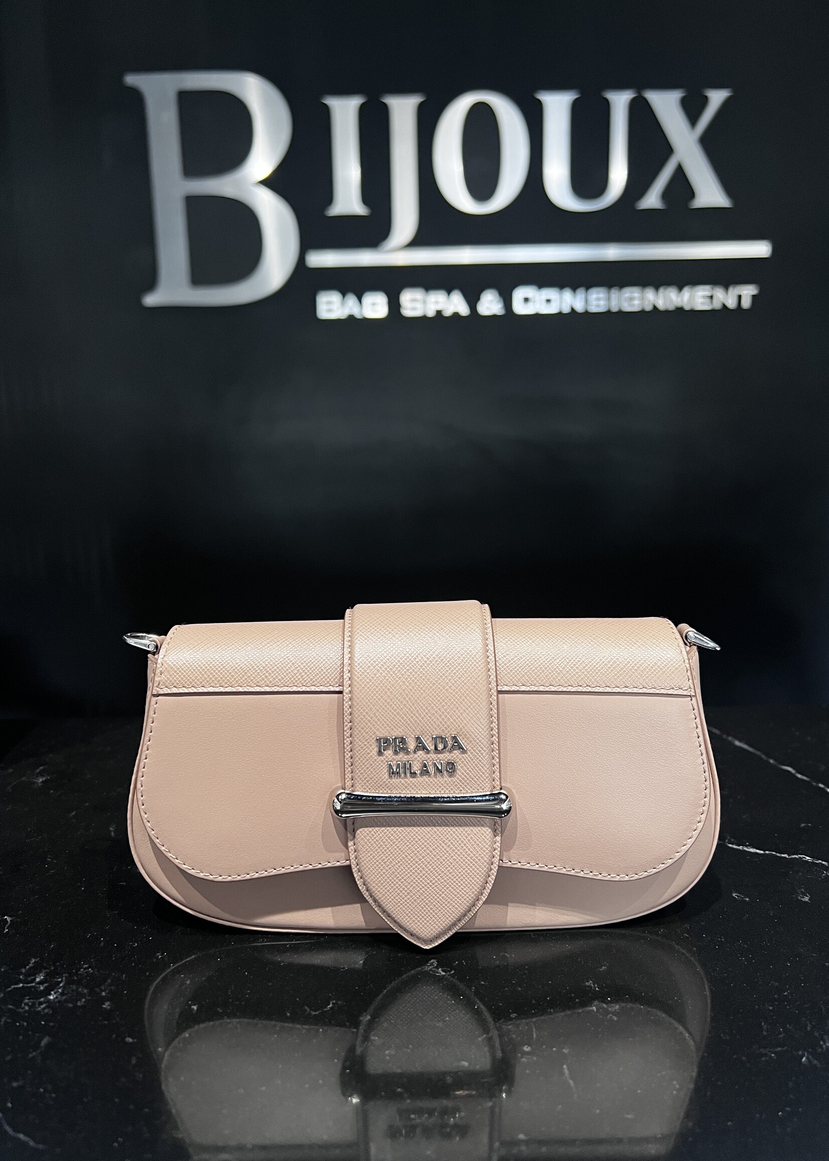 Prada SOLD - Prada City Calfskin Saffiano Sidone Crossbody