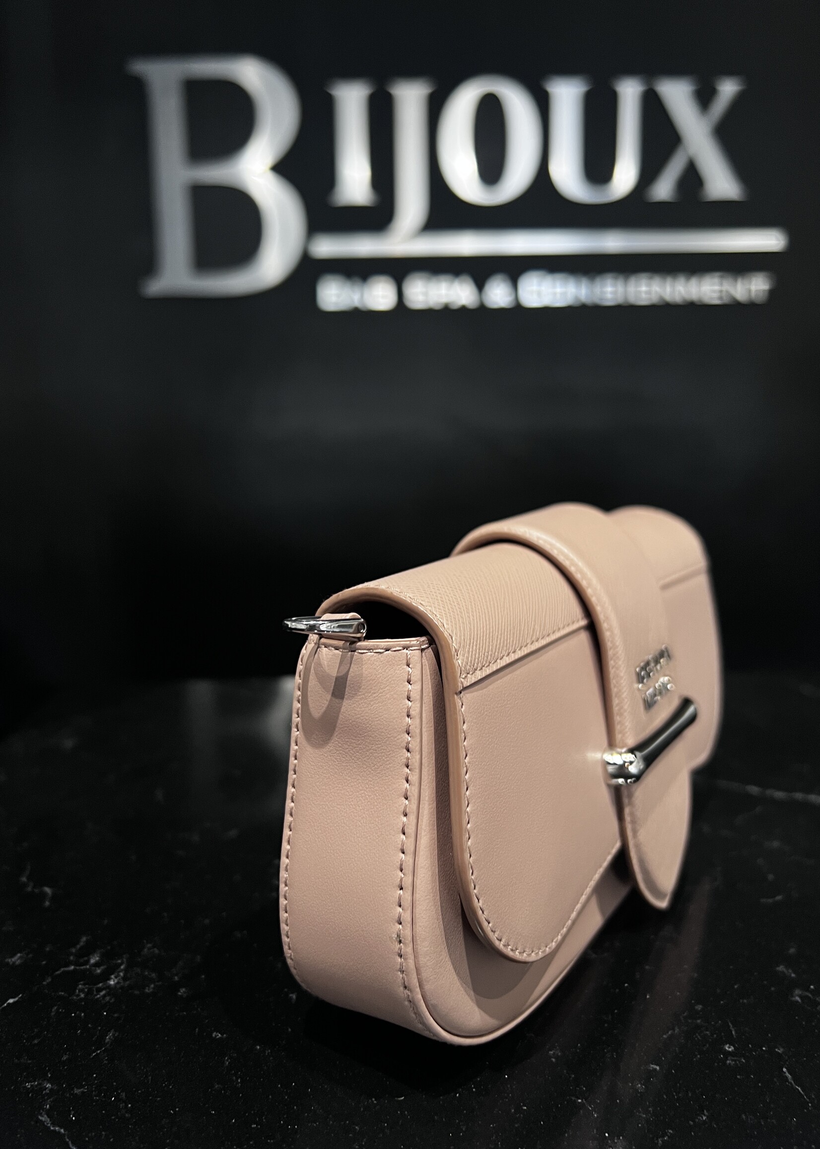 Prada Prada City Calfskin Saffiano Sidone Crossbody