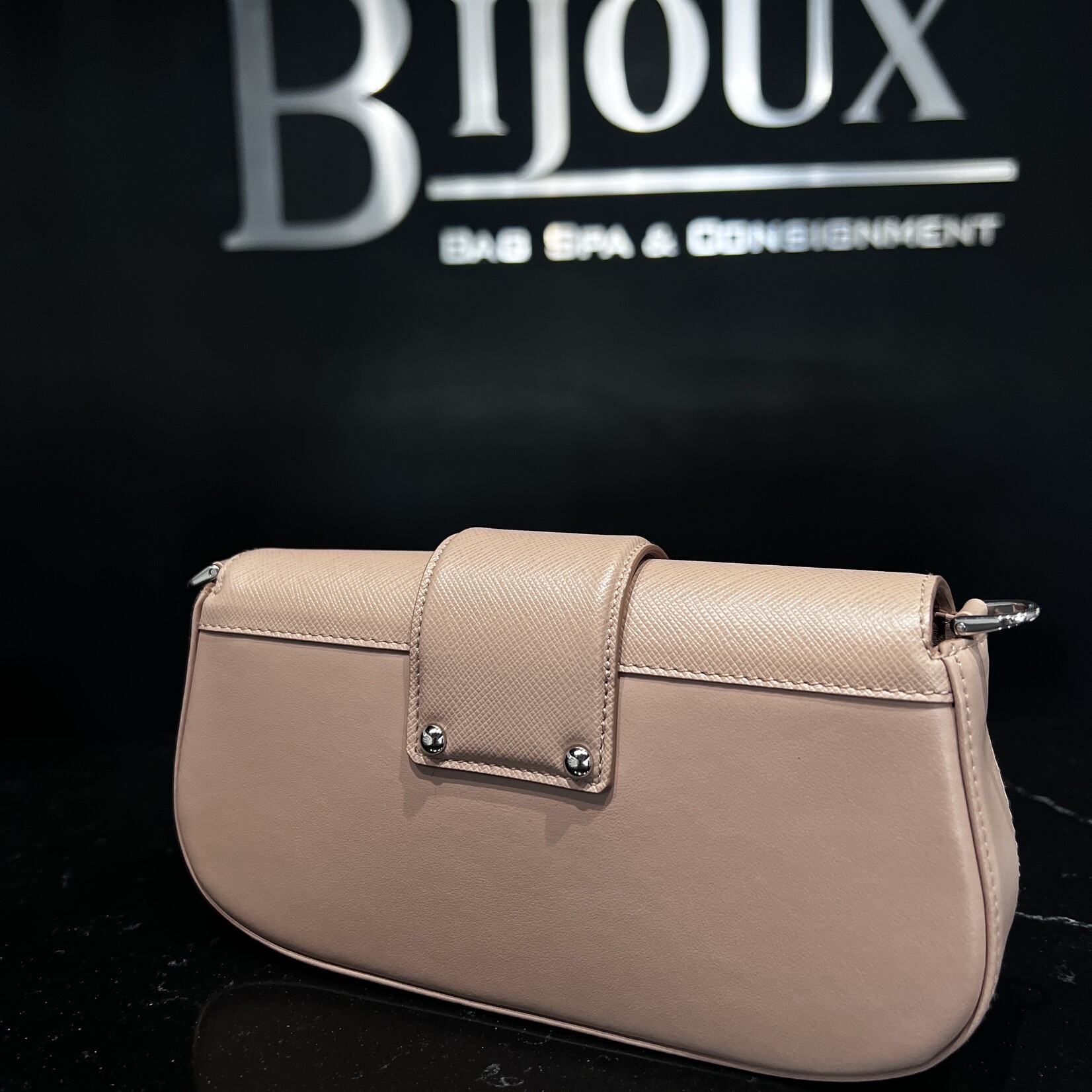 Prada Prada City Calfskin Saffiano Sidone Crossbody