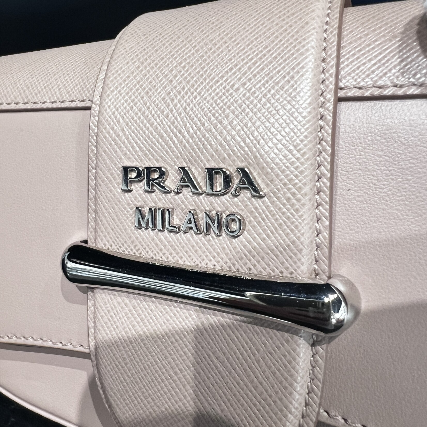 Prada Prada City Calfskin Saffiano Sidone Crossbody