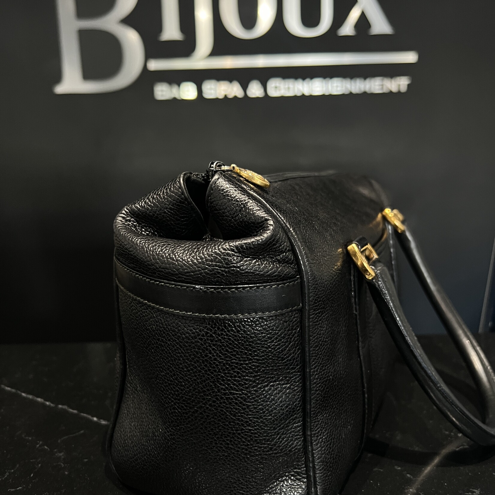 SOLD - Gucci Leather Vintage Bowler