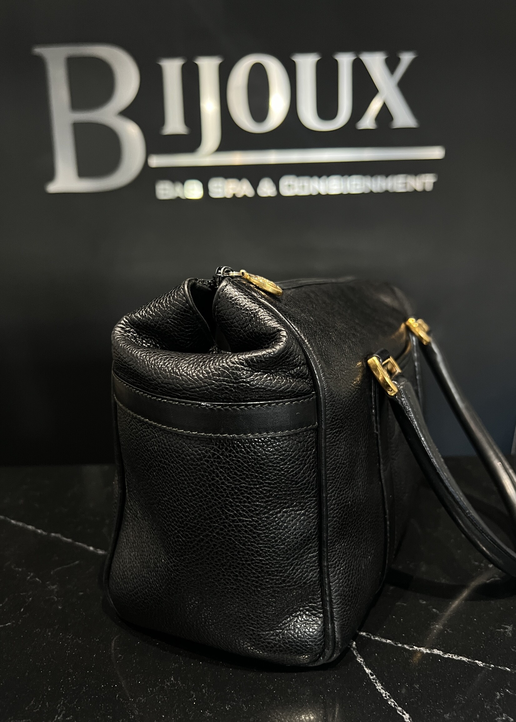 SOLD - Gucci Leather Vintage Bowler