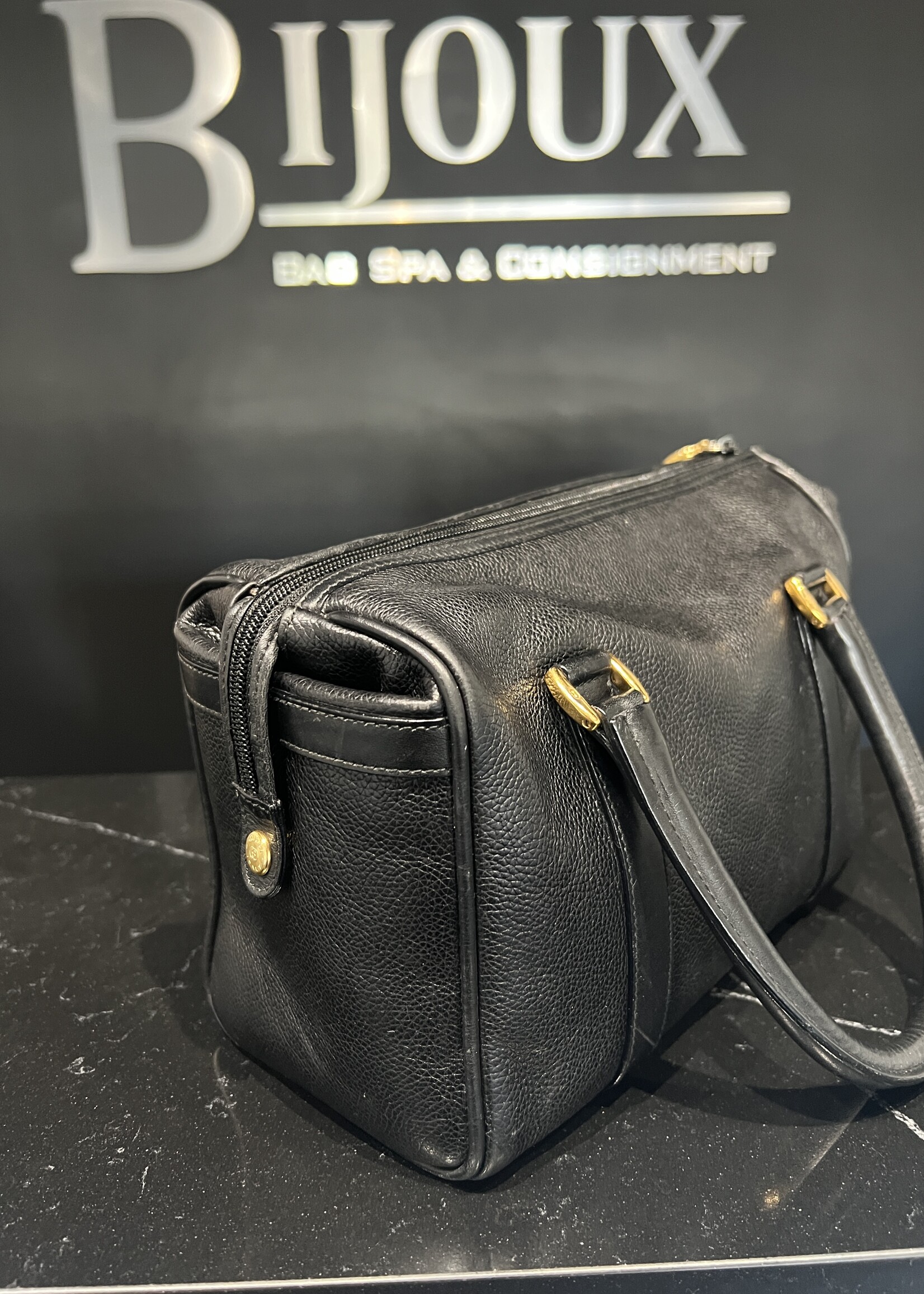 SOLD - Gucci Leather Vintage Bowler