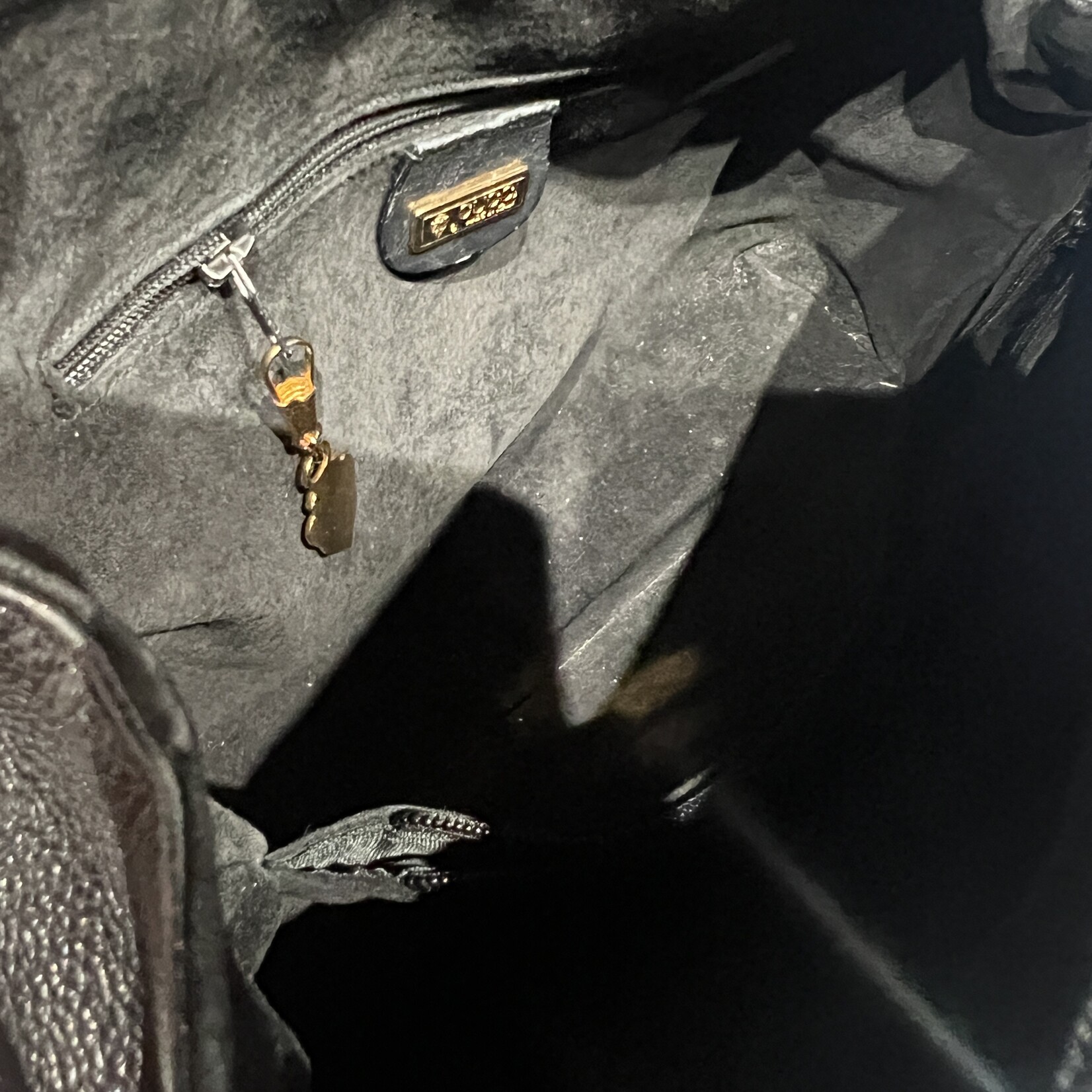 SOLD - Gucci Leather Vintage Bowler