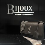 Saint Laurent SOLD- Saint Laurent Charcoal Sunset Medium