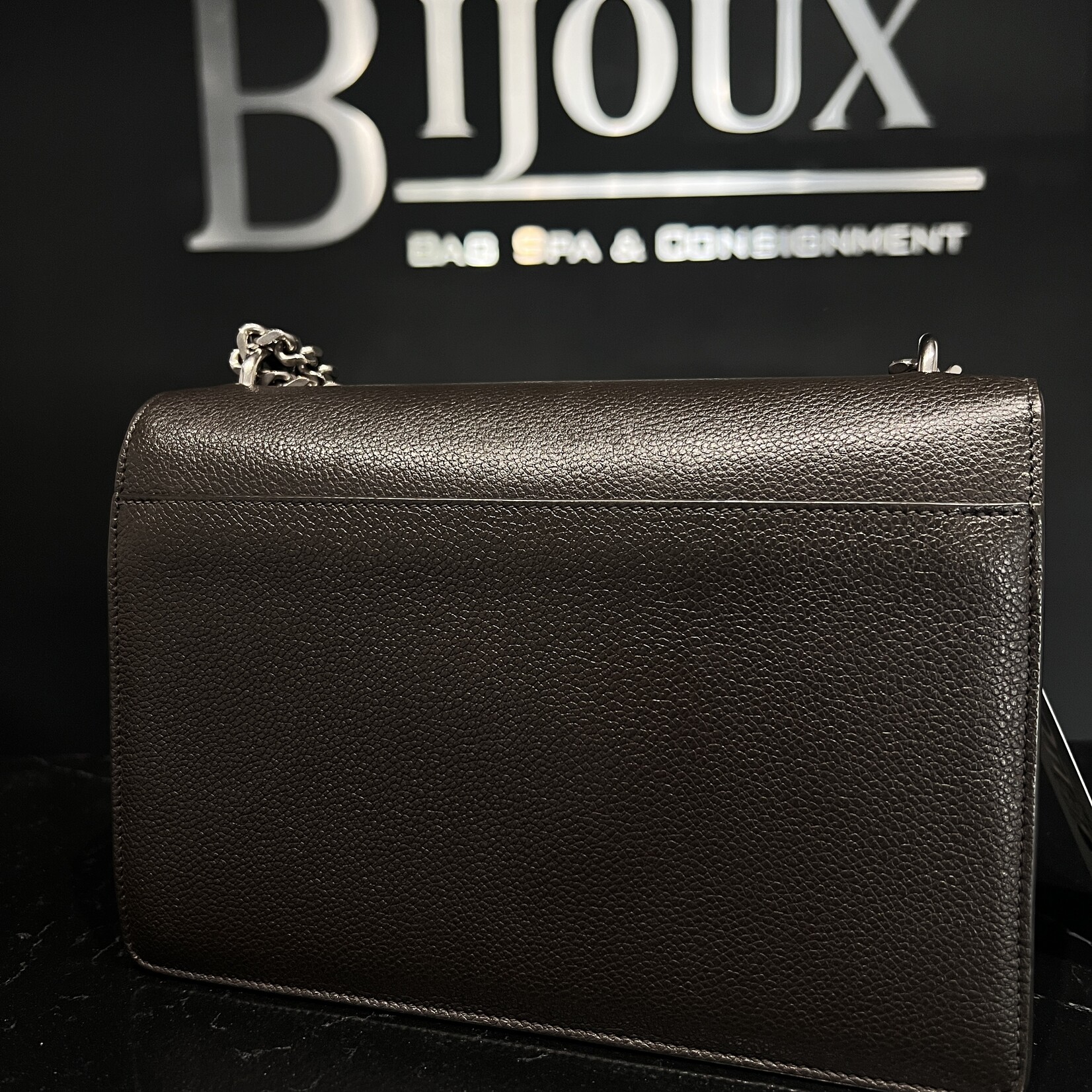 Saint Laurent SOLD- Saint Laurent Charcoal Sunset Medium