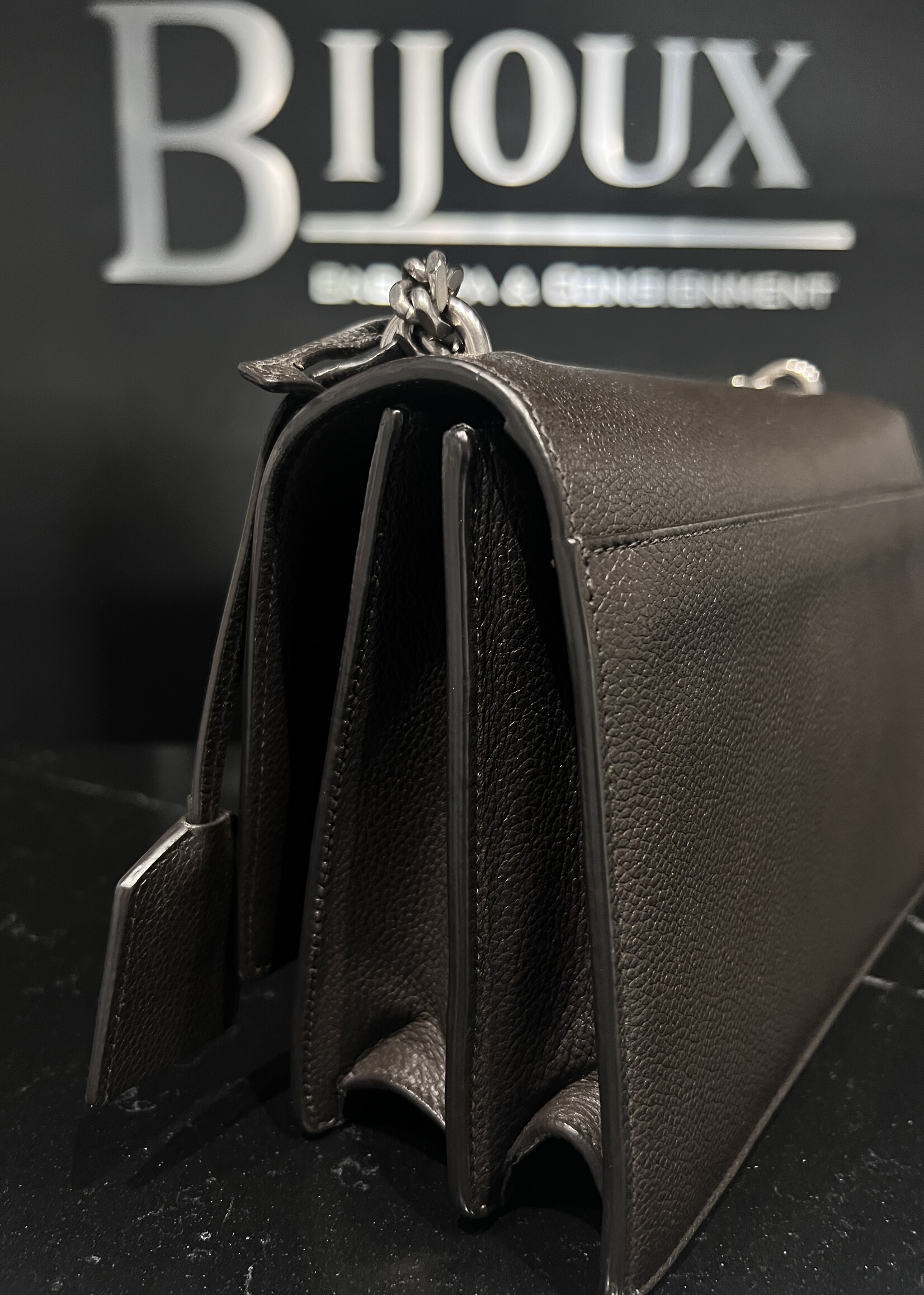 Saint Laurent SOLD- Saint Laurent Charcoal Sunset Medium