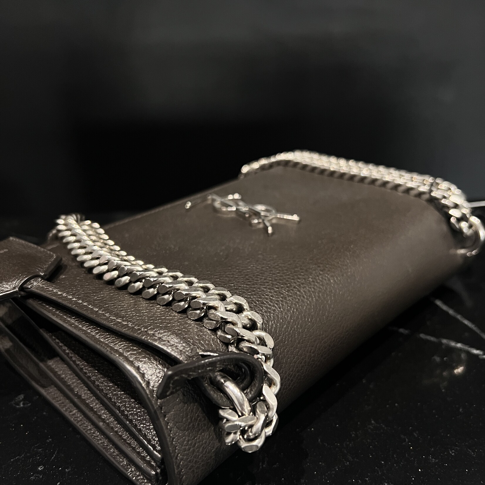 Saint Laurent SOLD- Saint Laurent Charcoal Sunset Medium